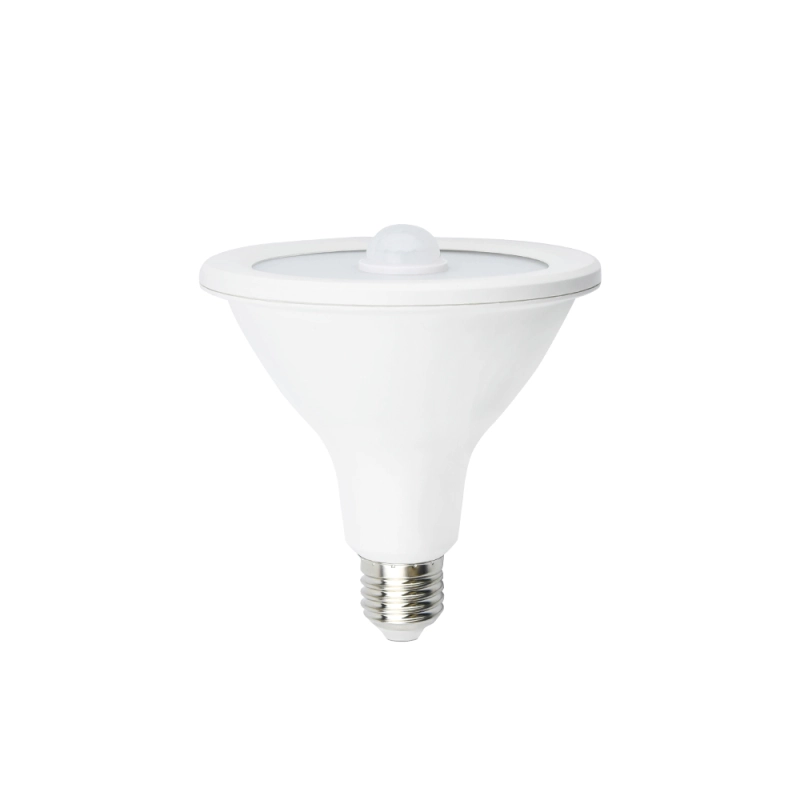 PAR38 LED Flood Light Bulb - 15W E26 Motion Activated Dusk to Dawn LED Light Bulb Medium Base Auto On/Off Smart PIR LED Bulb