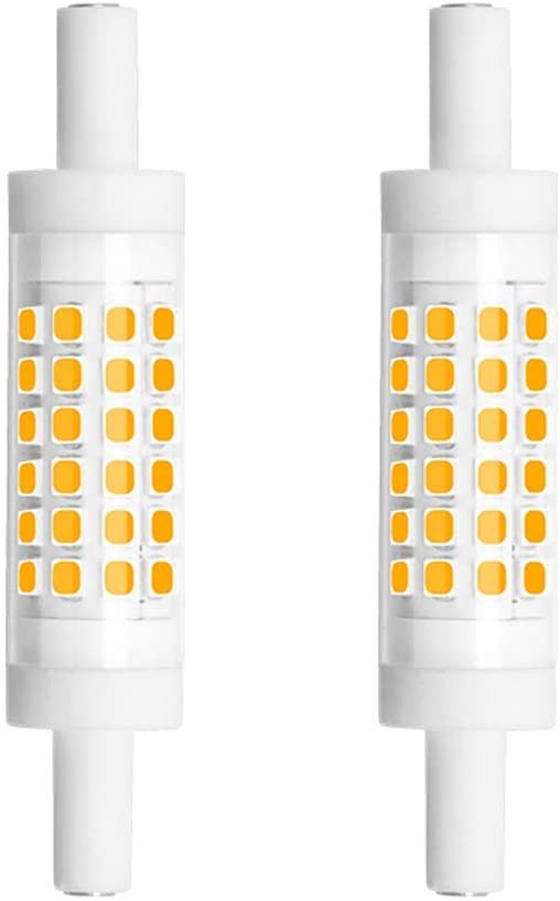 Dimmable R7S LED Bulb 78mm (3'') - 5W T3 Double Ended J Type J78 LED Flood Light  45W Halogen