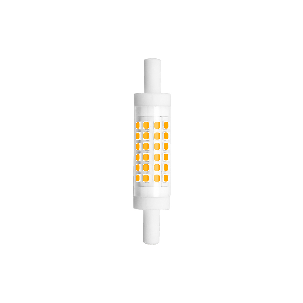 Dimmable R7S LED Bulb 78mm (3'') - 5W T3 Double Ended J Type J78 LED Flood Light  45W Halogen