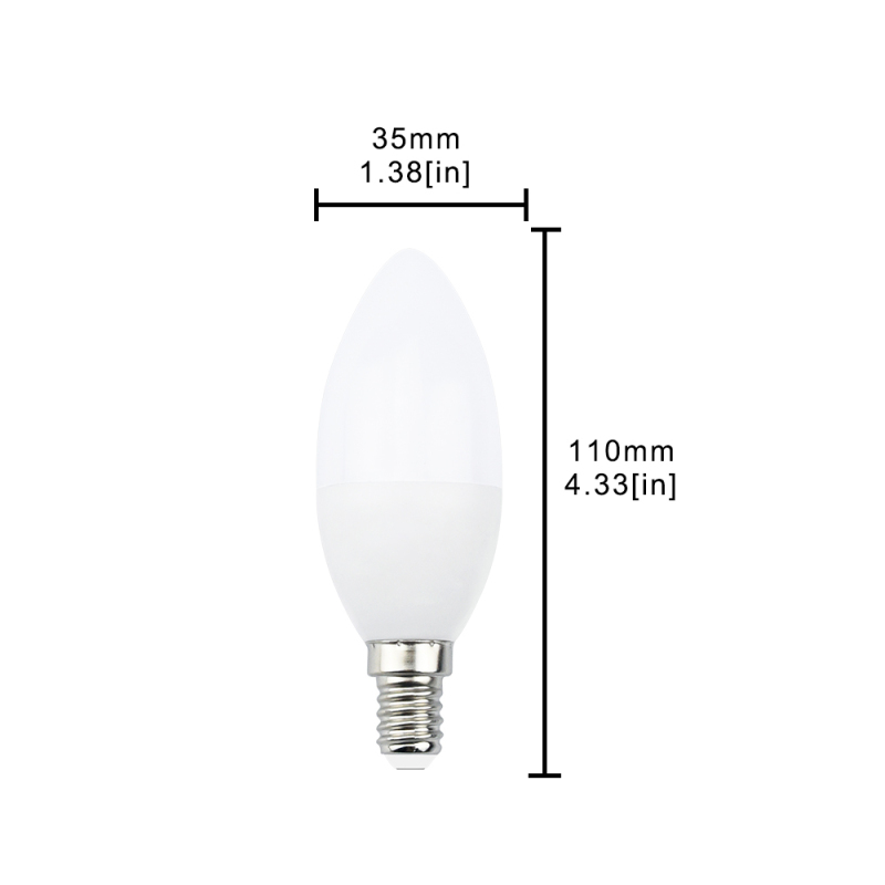 E14 LED Bluetooth Lampe Dimmbar Smart Birne 5W 350lm Bettlampe AC 220V 2700K-6500K Leuchtmittel Steuerbar via Mesh Lamp App