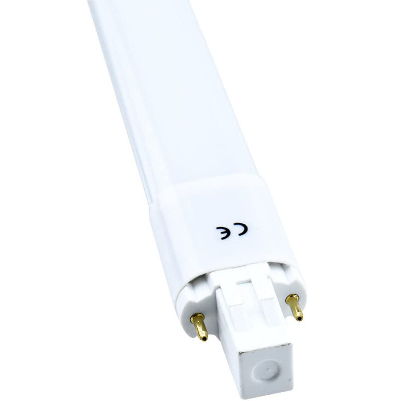 8W GX23 2-Pin LED PL Retrofit Lamp LED PL Horizontal Recessed Light Bulb (2-Pack)