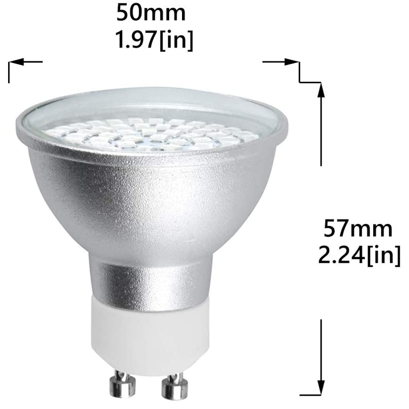 5W GU10 Coloured LED Spotlight Bulbs AC 220-240V (2-Pack)