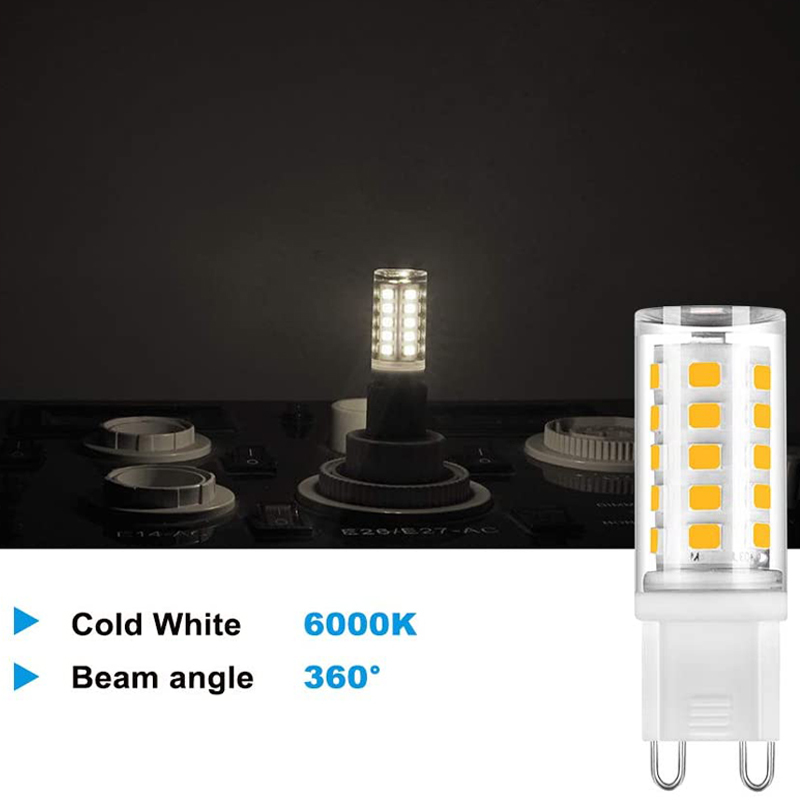 4W G9 LED Capsule Light Bulb AC 200-240V (5-Pack)