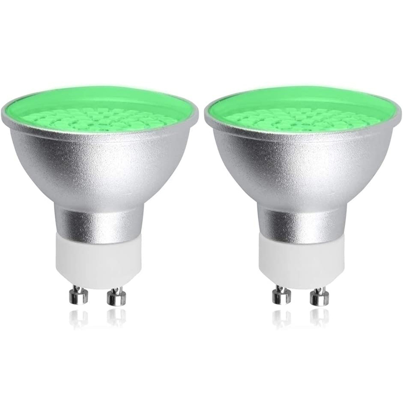 5W GU10 Coloured LED Spotlight Bulbs AC 220-240V (2-Pack)