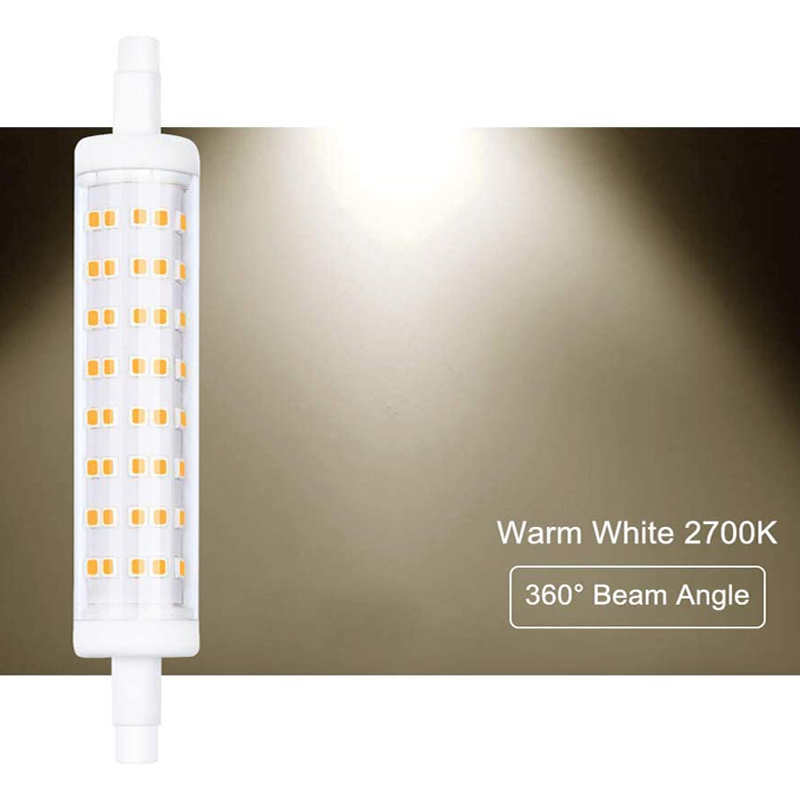 10W R7s LED Linear Light Bulb 118mm Floodlight 80W R7s J118 Halogen Bulb Replacement (2-Pack)