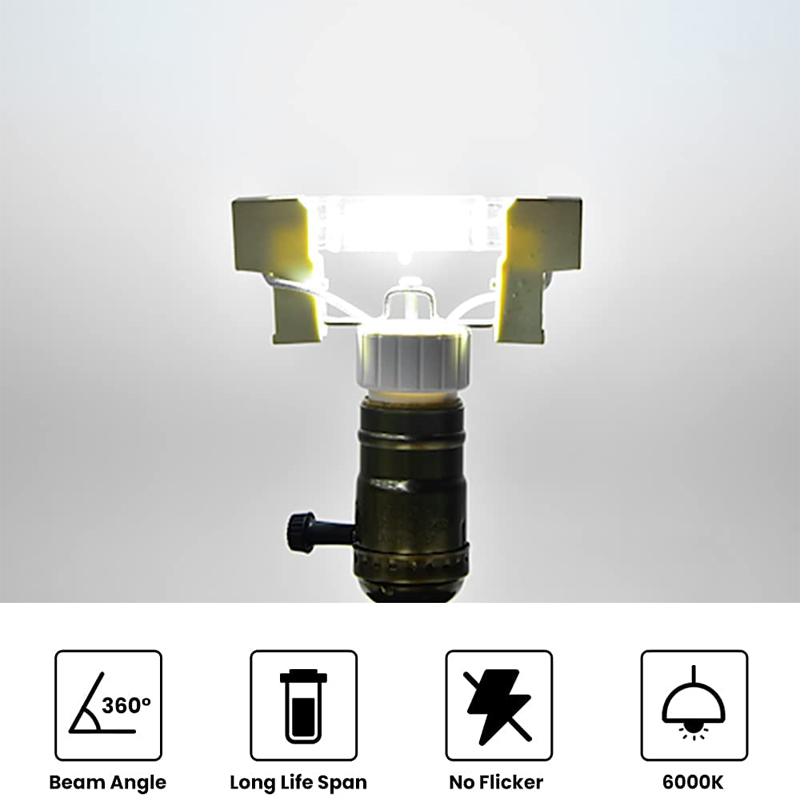 5W R7S COB LED Light Bulbs 78mm Double Ended J-Type J78 Linear Light Bulb (2-Pack)