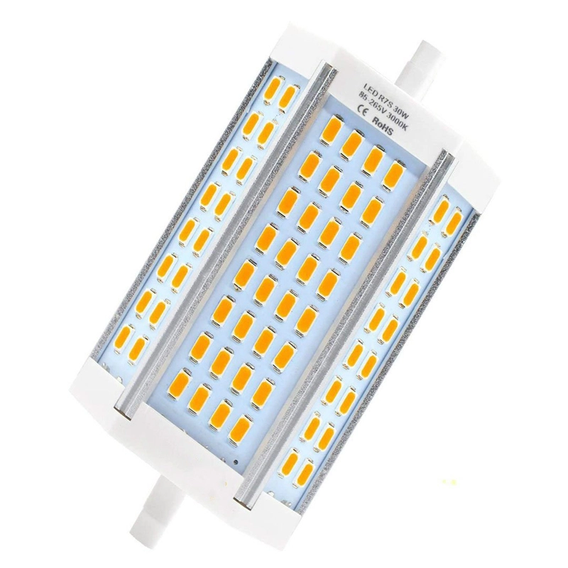 30W Dimmable R7s Linear LED Light Bulb 118mm J-Type J118 R7s LED Floodlight Bulb (1-Pack)