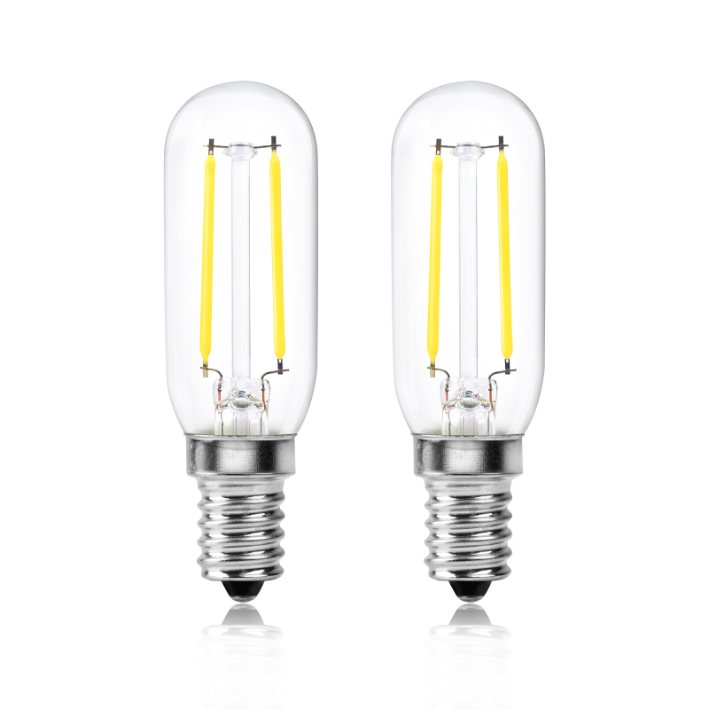 4W E14  T25 Tubular Filament vintage light Bulbs 40W Incandescent Replacement (2 packs)