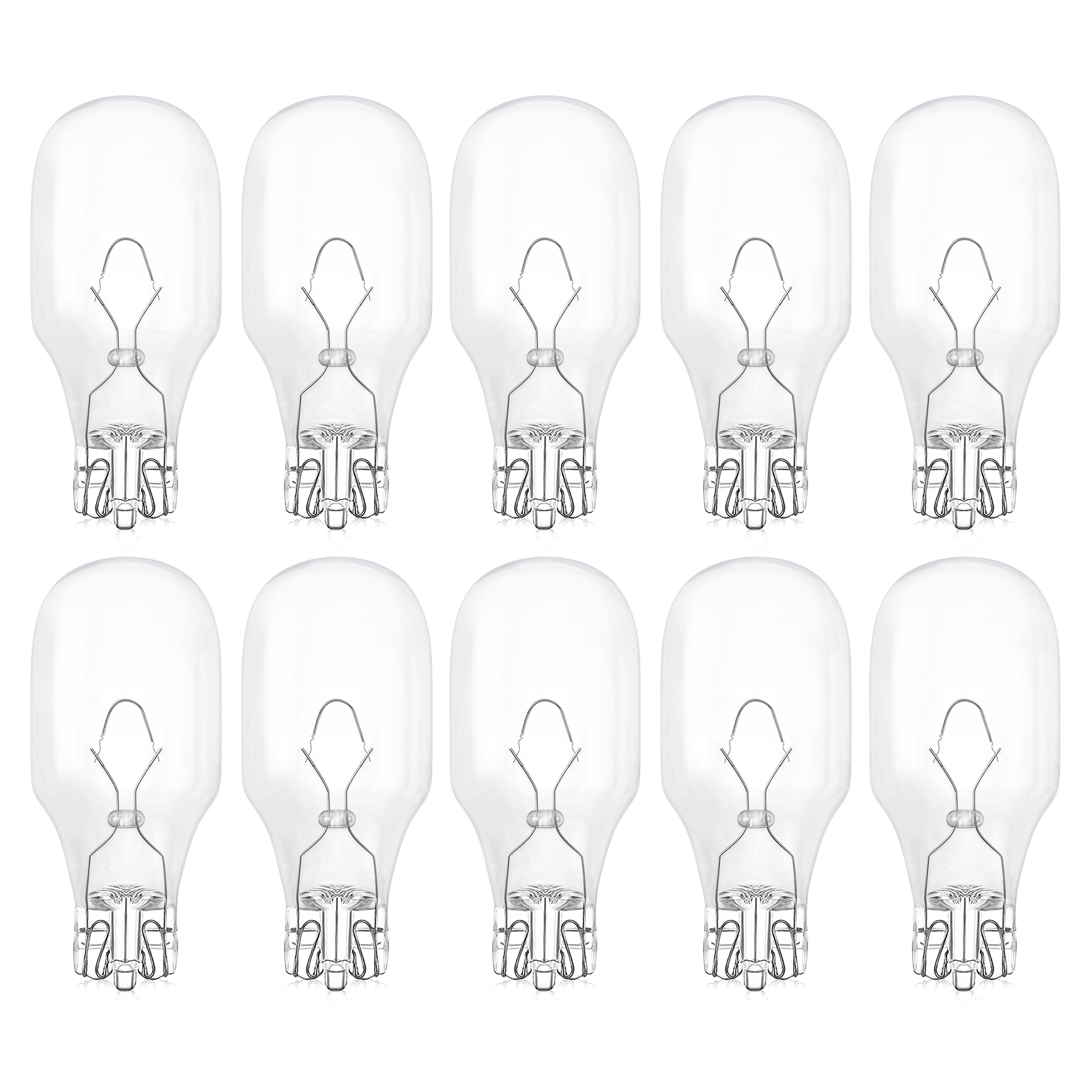 12V low voltage 7 Watt T5/T10 halogen Light Bulbs, Warm White 2700K for Outdoor Landscape(10 packs)