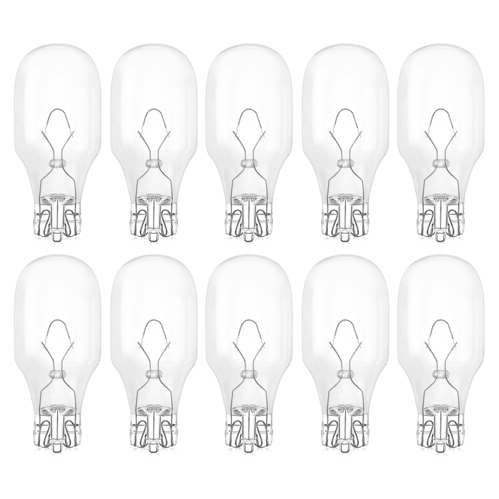 12V low voltage 7 Watt T5/T10 halogen Light Bulbs, Warm White 2700K for Outdoor Landscape(10 packs)