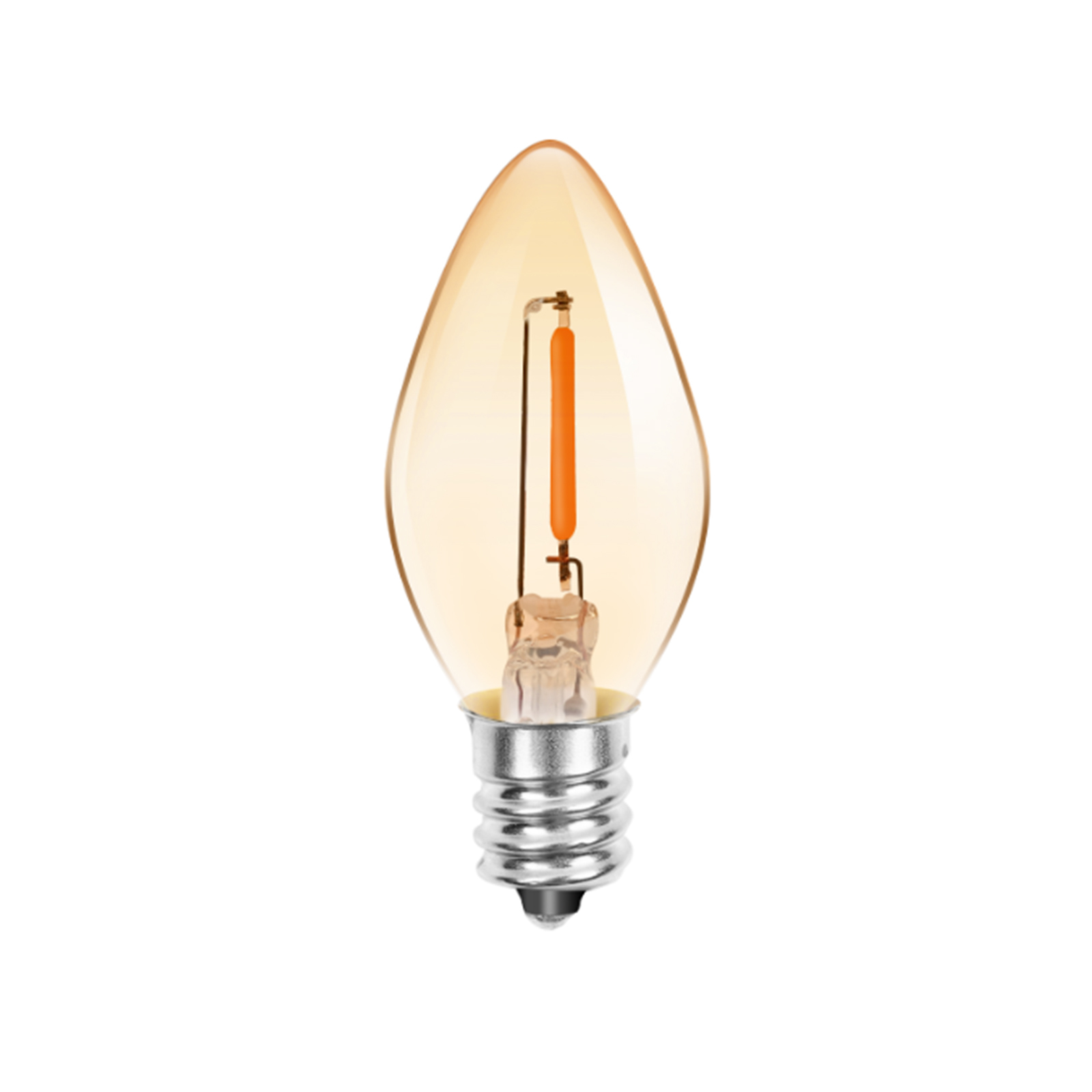 0.5W E14 C7 Ultra Warm White 2200K Vintage Filament Night Light Bulb (6 packs)