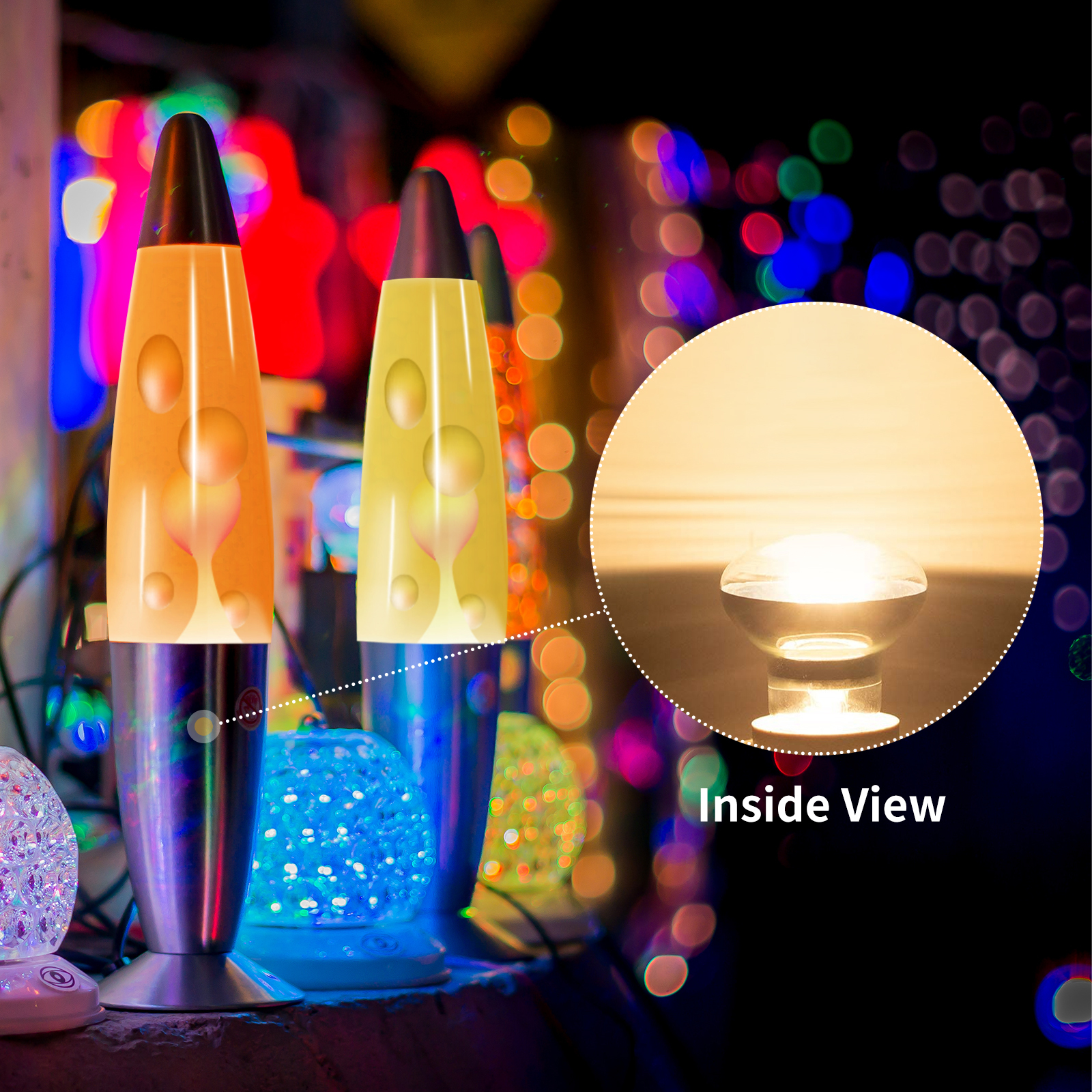 30W E14 R39 Dimmable Spotlight Halogen Bulbs  Lava Lamp Bulbs, Warm White 2800K (4 Packs)