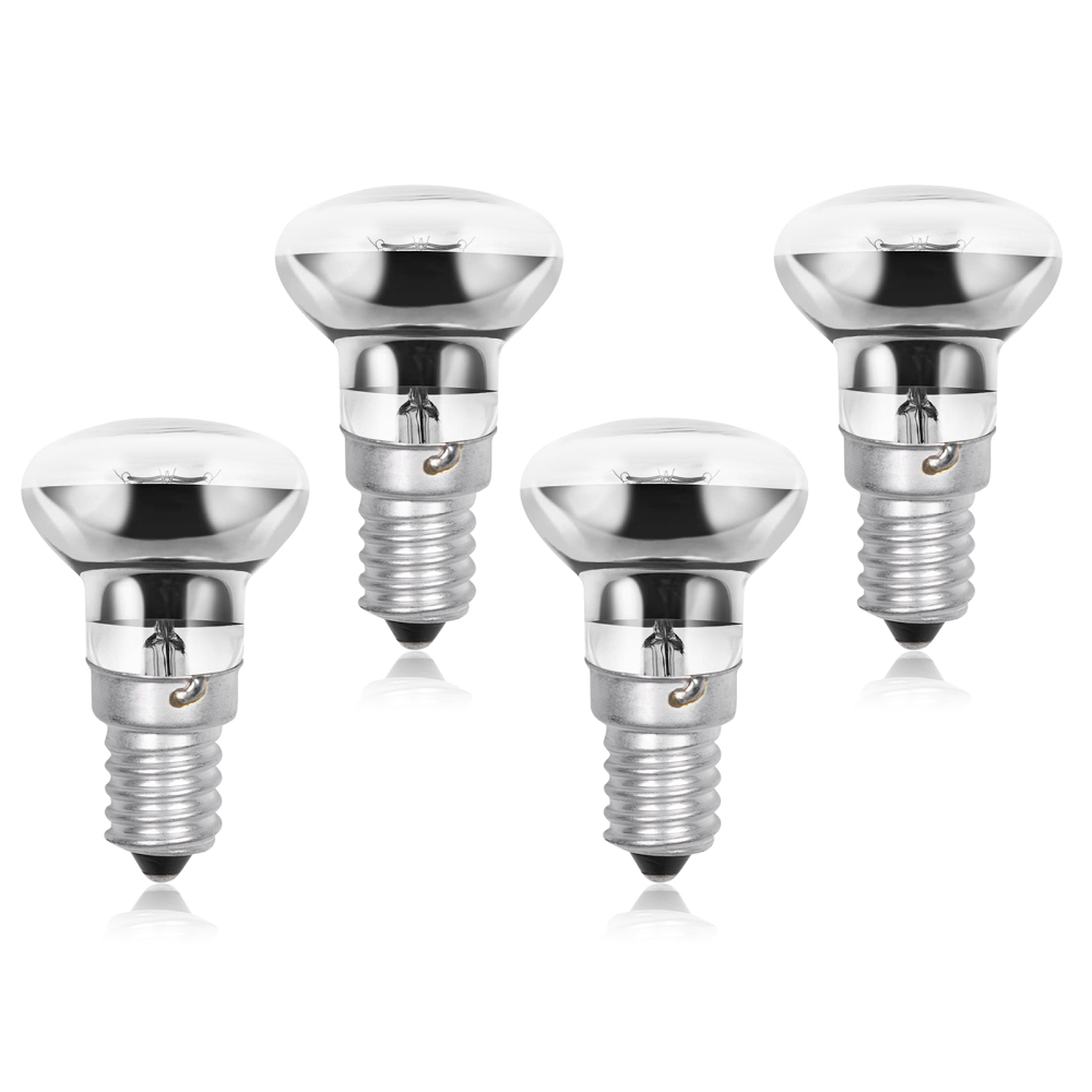 30W E14 R39 Dimmable Spotlight Halogen Bulbs  Lava Lamp Bulbs, Warm White 2800K (4 Packs)