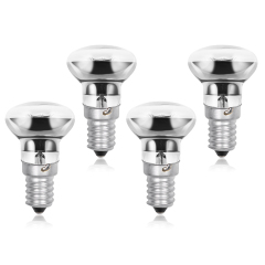 30W E14 R39 Dimmable Spotlight Halogen Bulbs  Lava Lamp Bulbs, Warm White 2800K (4 Packs)