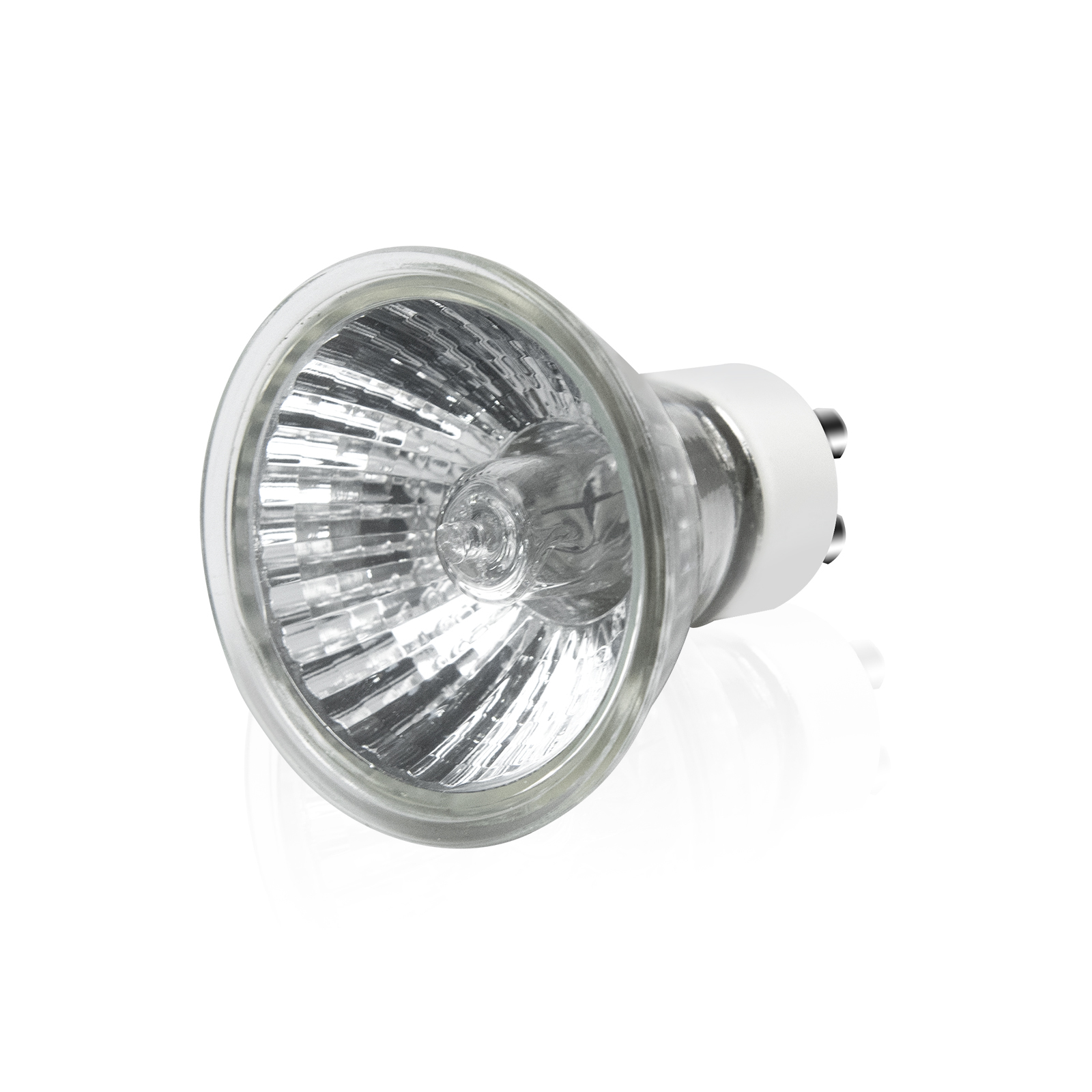 50W GU10 Halogen Bulbs Dimmable Spotlight Bulbs Warm White 2700K, 120°Wide Beam Angle, Recessed Lighting Bulbs for Track Lights Downlights (10-pack)