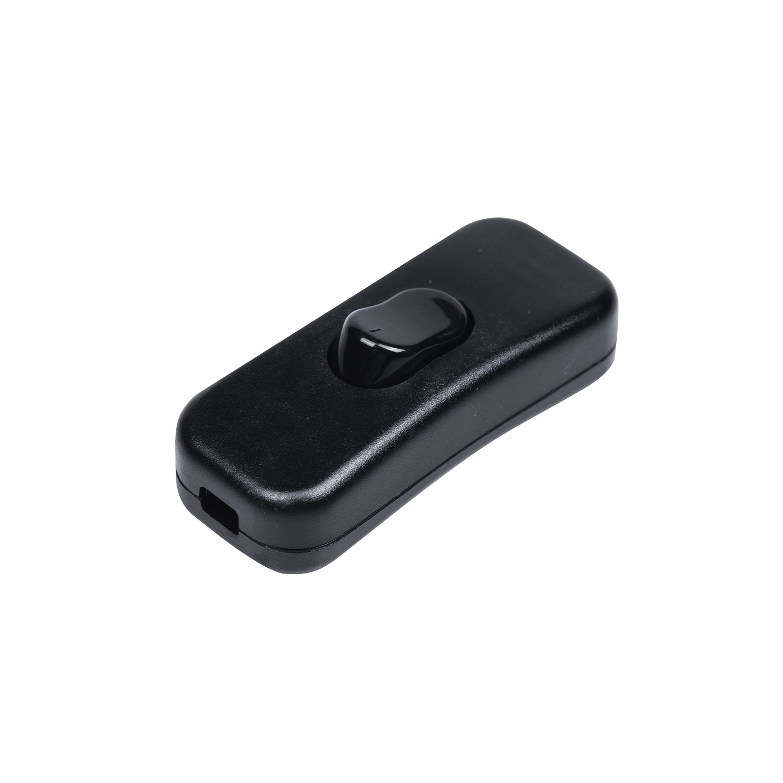 Inline Cord Switch Black 240V 2A Torpedo Switch Control Cable Line Switch Feed-Through Rocker Switch for Table Lamp Desk Light (3-pack)