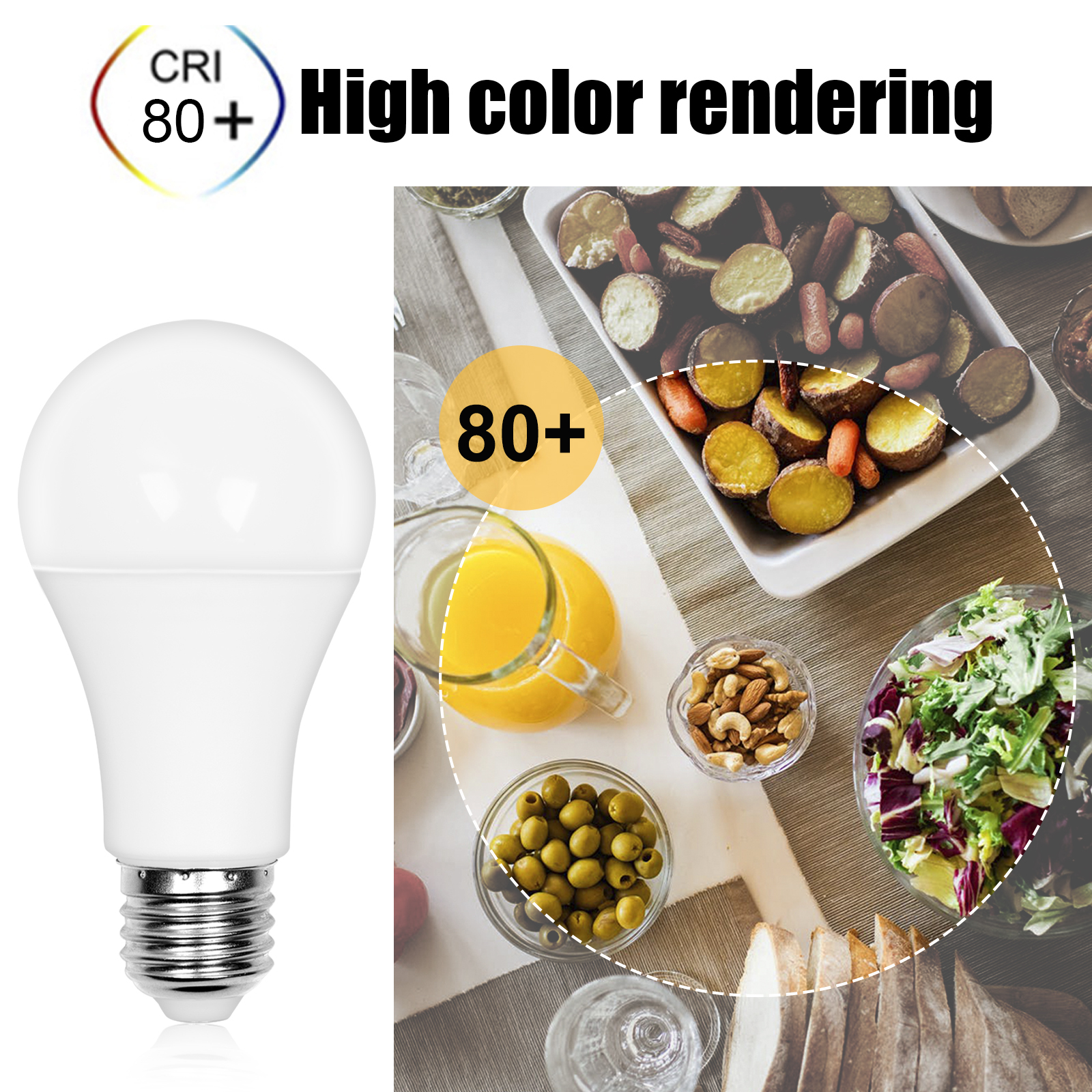 12W E27 Dusk to Dawn Outdoor LED Lights Sensor Bulbs, Automatic On/Off Lamps with 1000 lm, for Porch, Garage (2-pack)