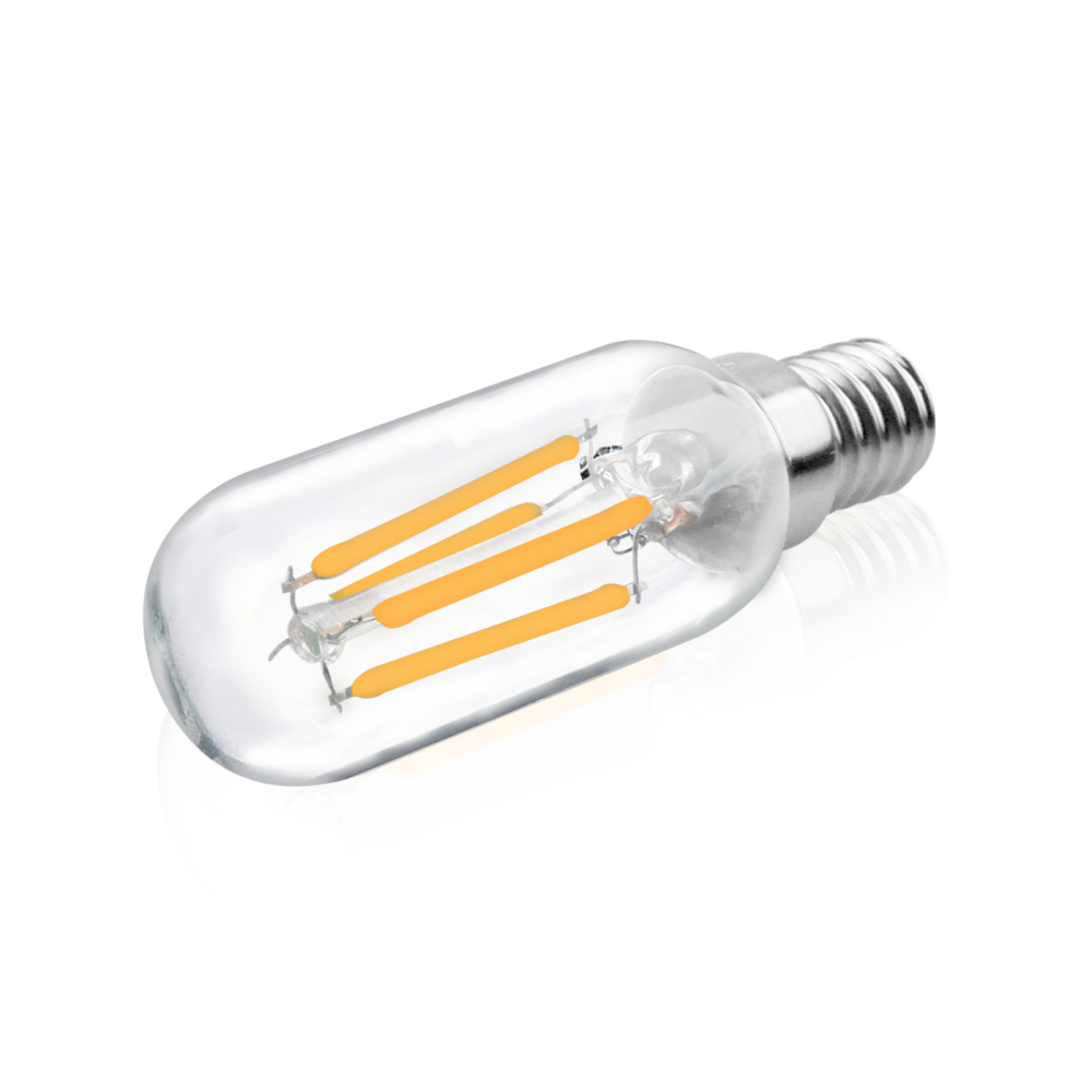 4W Non-Dimmable E14 T25 LED Filament Bulb, 12-24V Low Voltage Tubular LED Filament Vintage Light Bulb, 40W Incandescent/Halogen Equivalent