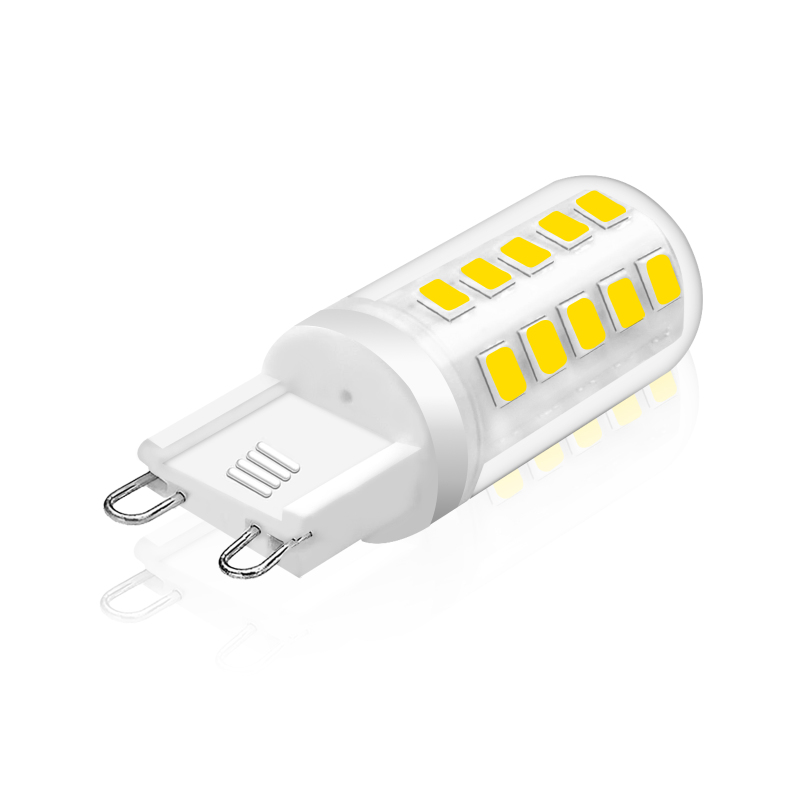 4W Dimmable G9 Halogen Bulb AC220-240V 390lm bi pin Energy Saving  for Chandelier Home Lighting Decor（5-pack）