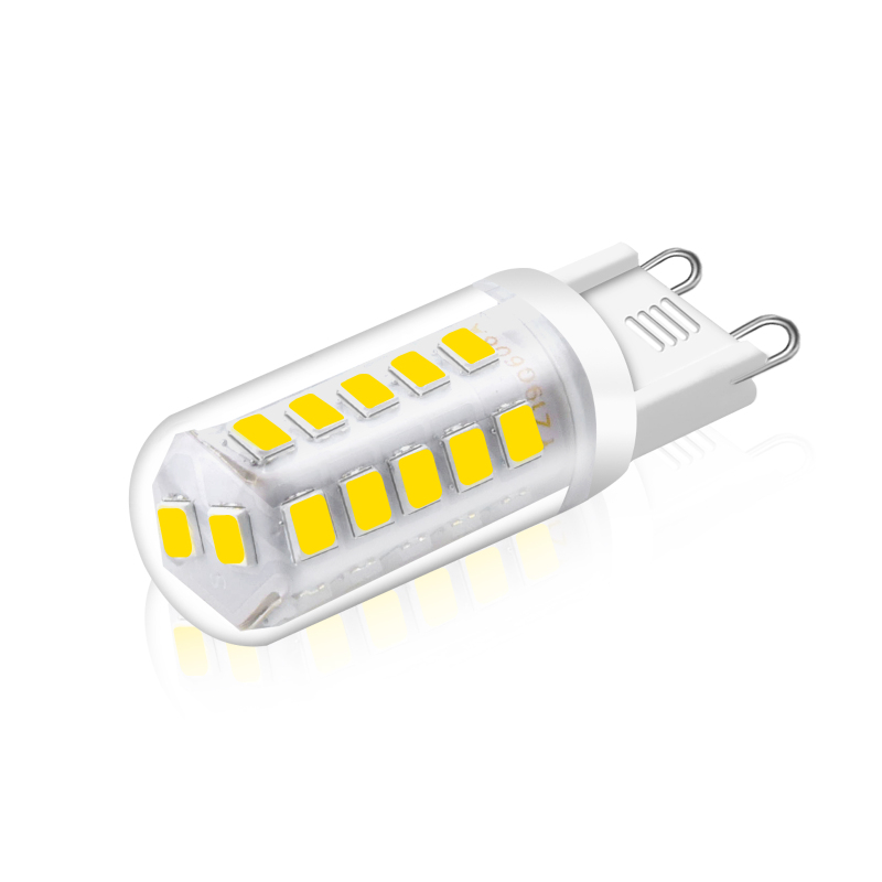 4W Dimmable G9 Halogen Bulb AC220-240V 390lm bi pin Energy Saving  for Chandelier Home Lighting Decor（5-pack）