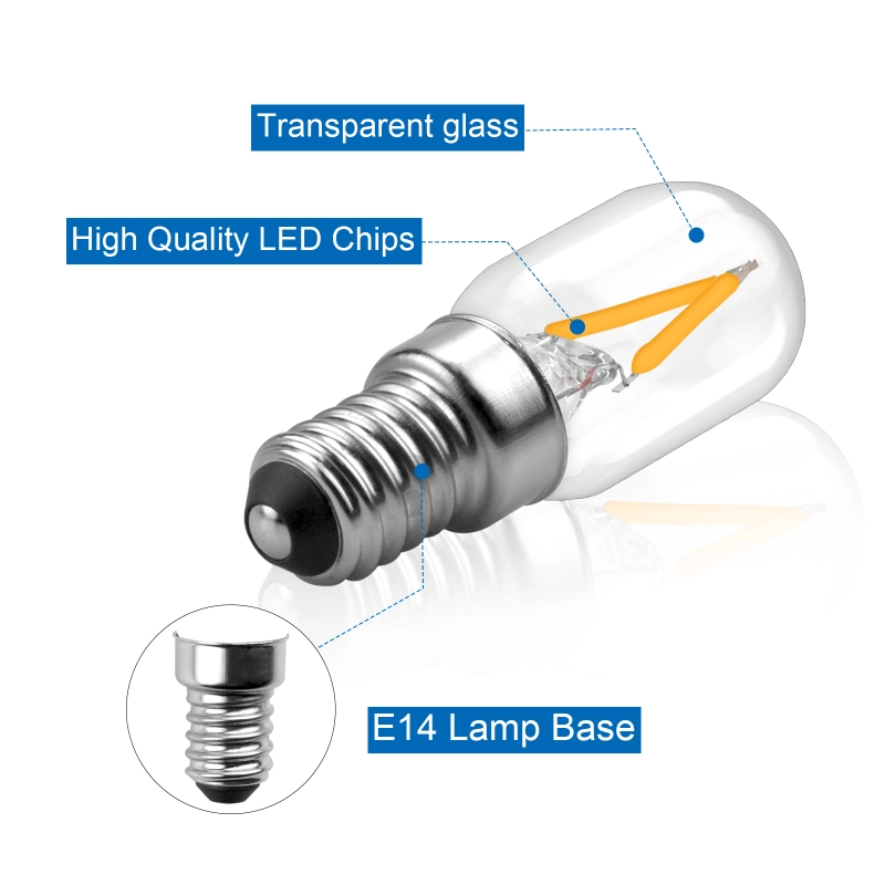 Set 3 bombillas vela filamento LED E14 2W 180lm 2350K
