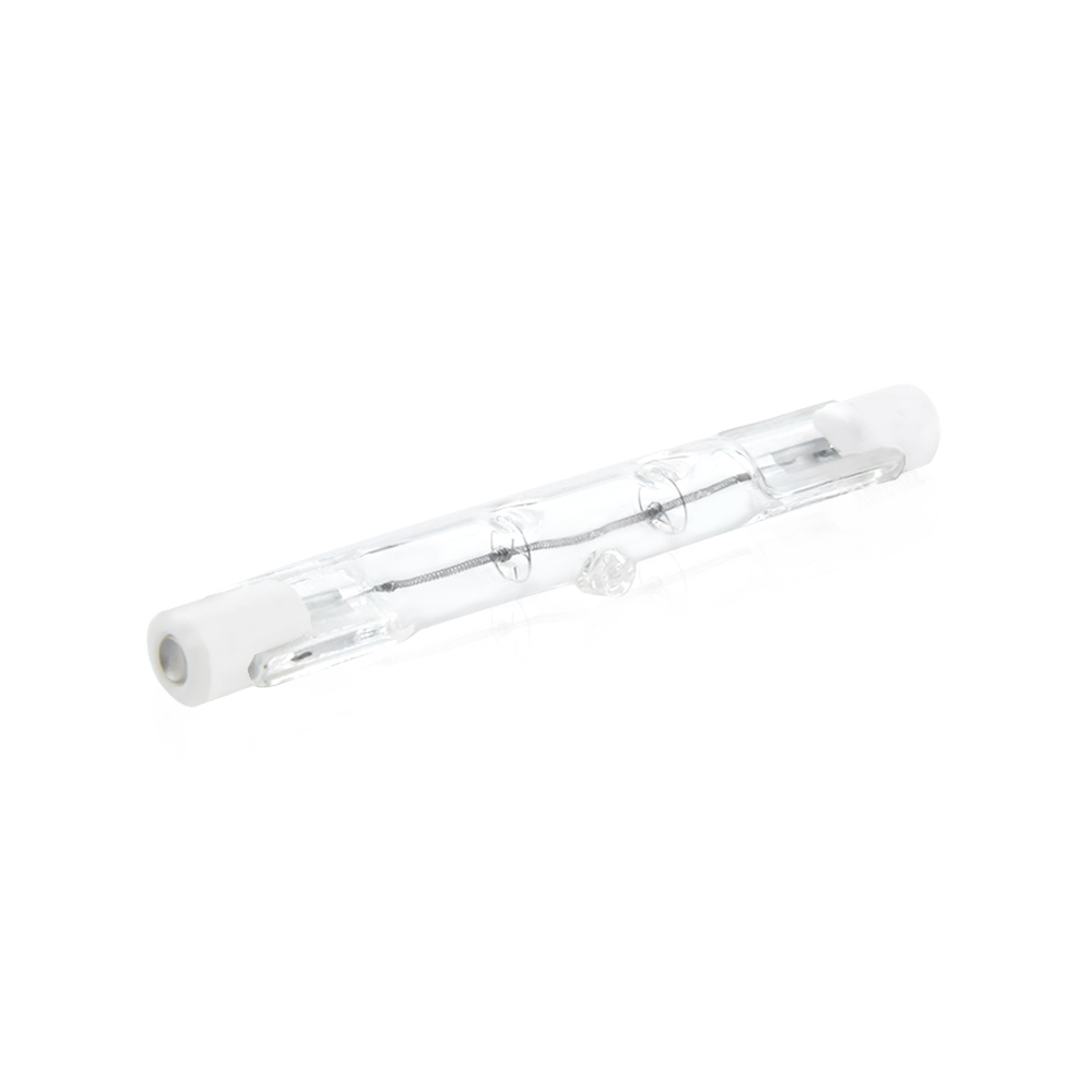 100W 78mm Dimmable R7S Halogen Bulb, J Type Linear Double Ended Floodlight Security Light Bulb Warm White 2800K(5-Pack)