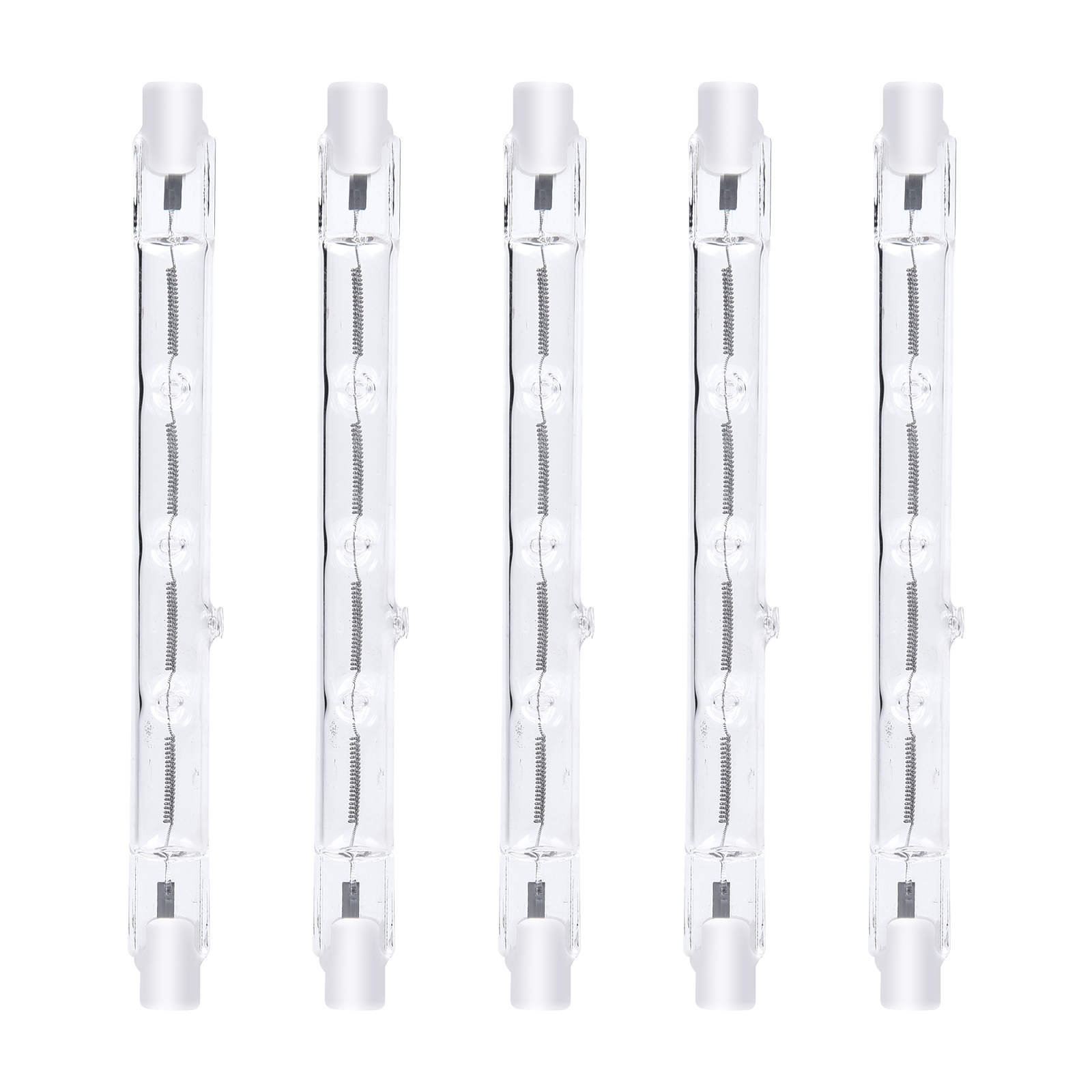 300W 118mm R7s Dimmable Halogen Light Bulb, J118 J Type Double Ended Base Floodlight Bulbs Super Bright Slim Reflector Lamps Warm White 2800K 5900LM 3