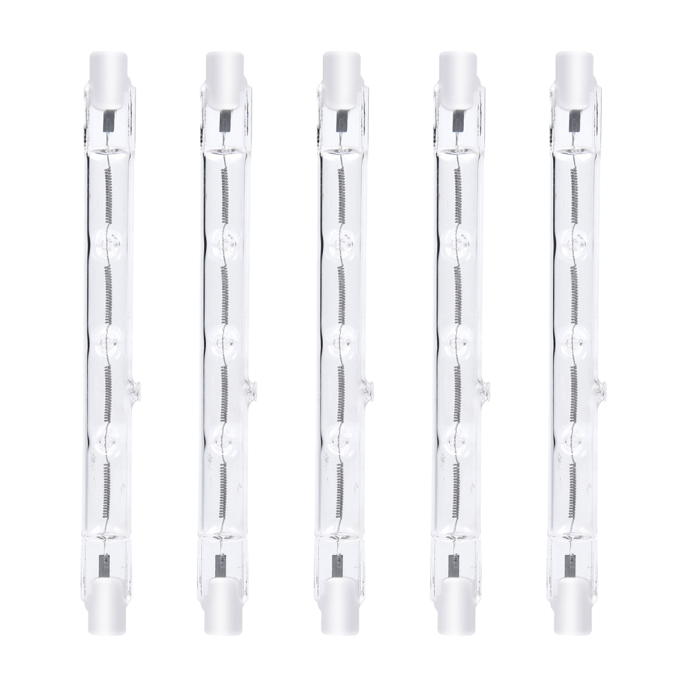 300W 118mm R7s Dimmable Halogen Light Bulb, J118 J Type Double Ended Base Floodlight Bulbs Super Bright Slim Reflector Lamps Warm White 2800K 5900LM 3