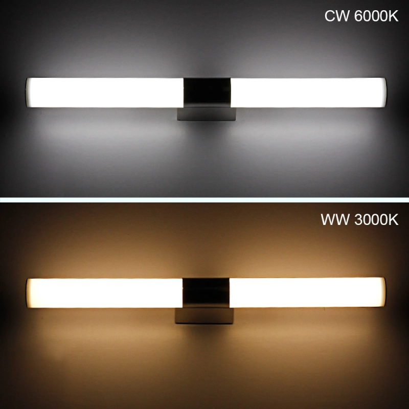 430mm 8W LED Bathroom Make-up Mirror Front Light, Sconce IP45 Waterproof, Cool White 6000K for Bedroom, wash bathroom(1-pack)