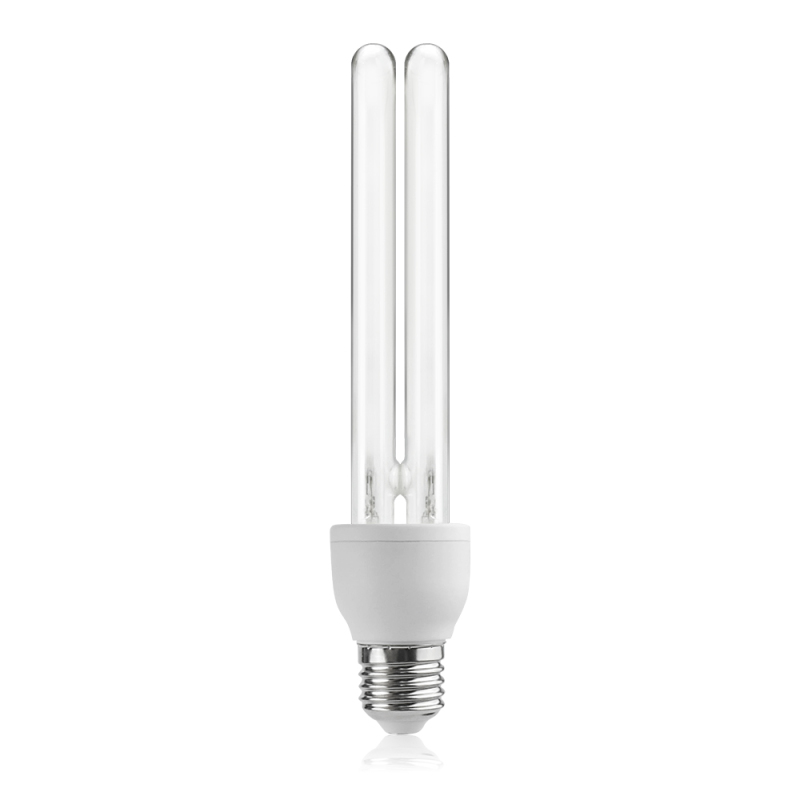 25W E27 UVC Disinfection Light Bulb, Ultraviolet Sterilization Lamp Bulb with Ozone UV Germicidal Lamp 254 nm 360° Beam Angle(1-PACK)