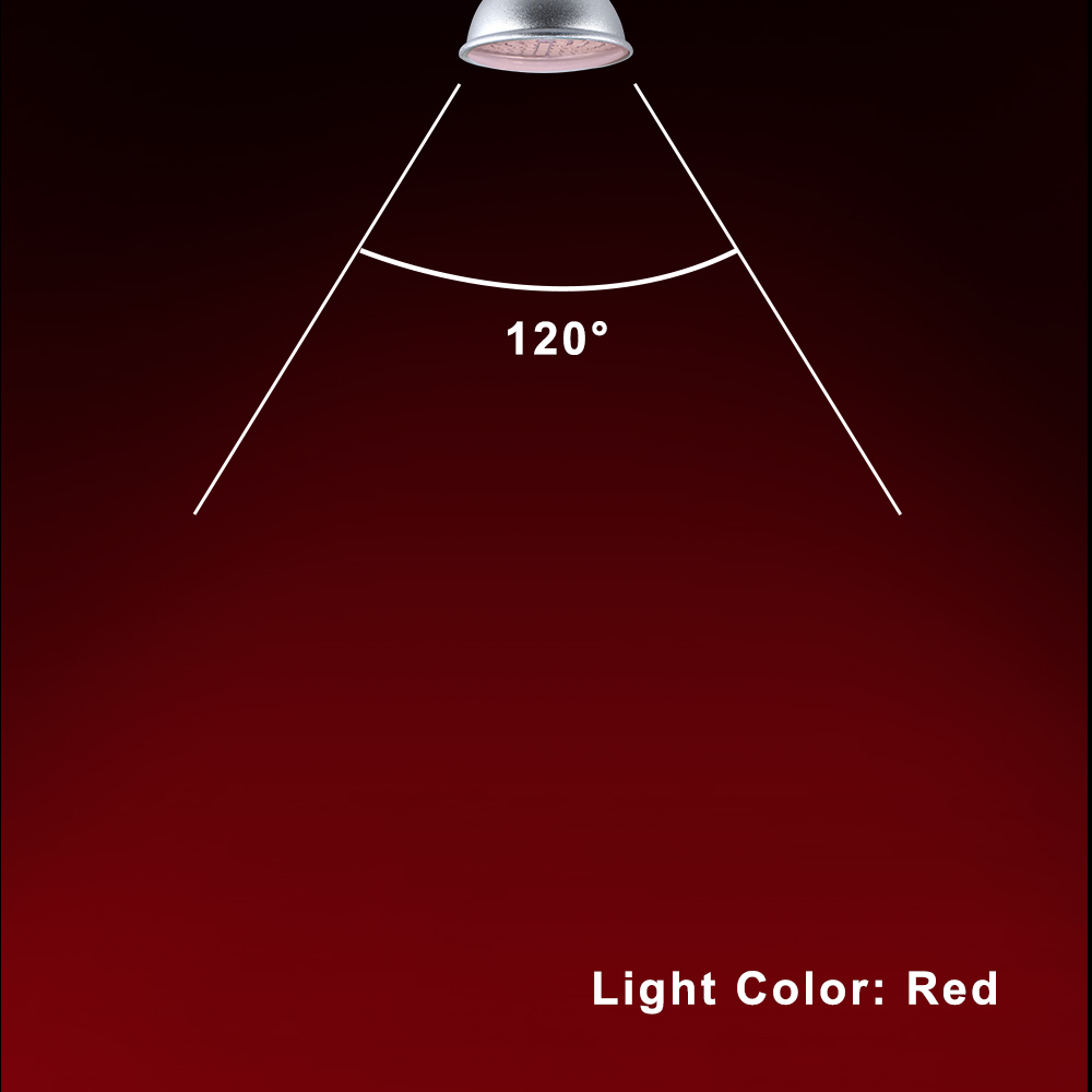 220V MR16 5W RGB GU10 LED Spotlight Bulbs - 50W GU10 Halogen Spot Light Equivalent for Landscape, Display Lighting, Recessed Cans Decoration (2-Pack)