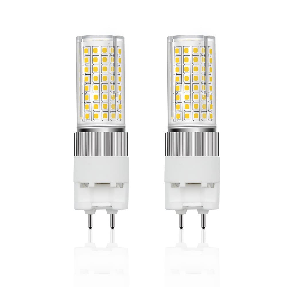 Non Dimmable 16W G12 LED Corn Lamp Bulb 220V 1600 Lumen Warm White 3000K 360° Beam Angle Headlight Bulb Equivalent to 160W Halogen Lamp (2-pack)