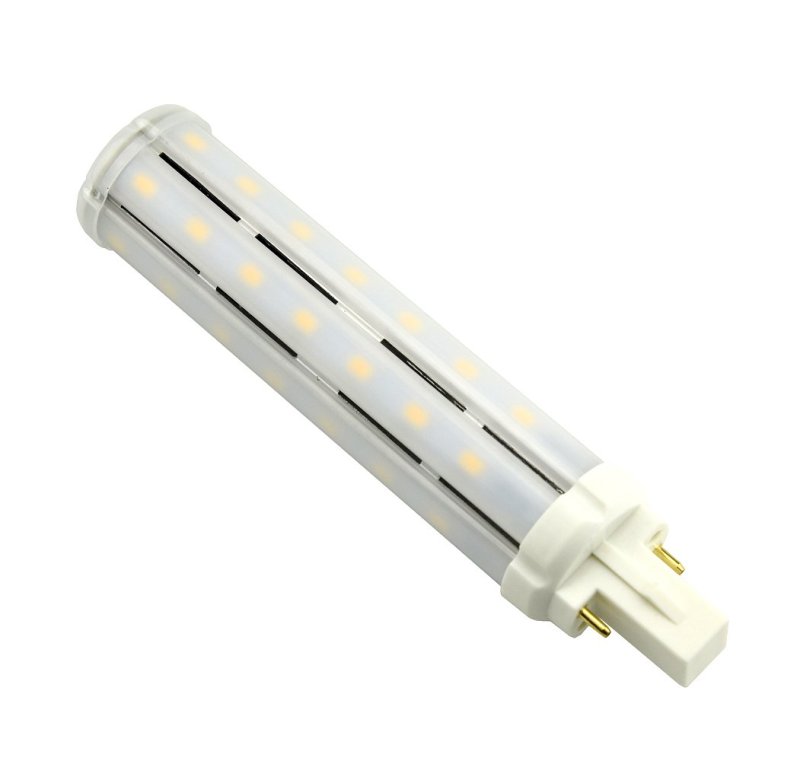 13W 2-pin G24  LED bulbs , halogen bulb replacement 36W, suitable for room, kitchen, bedroom, office lighting (2-PACK)