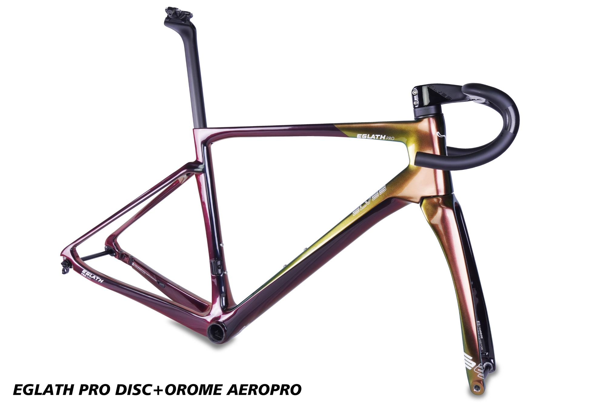 エルヴス イグラス プロ ディスクブレーキフルカーボンフレームセット UCI （オールラウンド向き）ELVES Eglath Pro Disc  Road Framesets, all-rounder, Carbon Disc Road Framesets