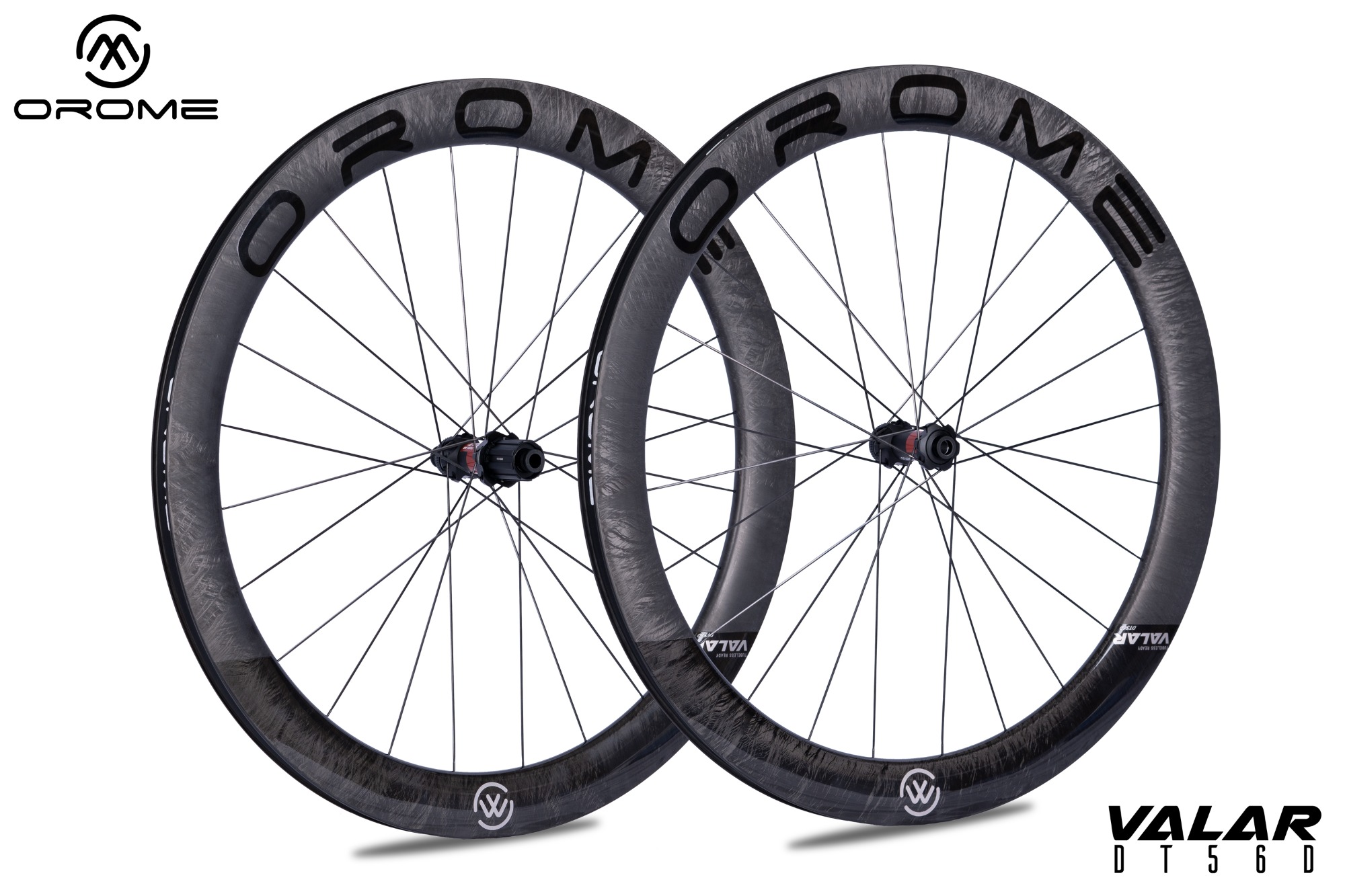 OROME VALAR DT56D Carbon Road Disc Brake Wheelsets, Disc Brake Carbon  Wheels. Superlight Carbon Disc Brake Wheelsets