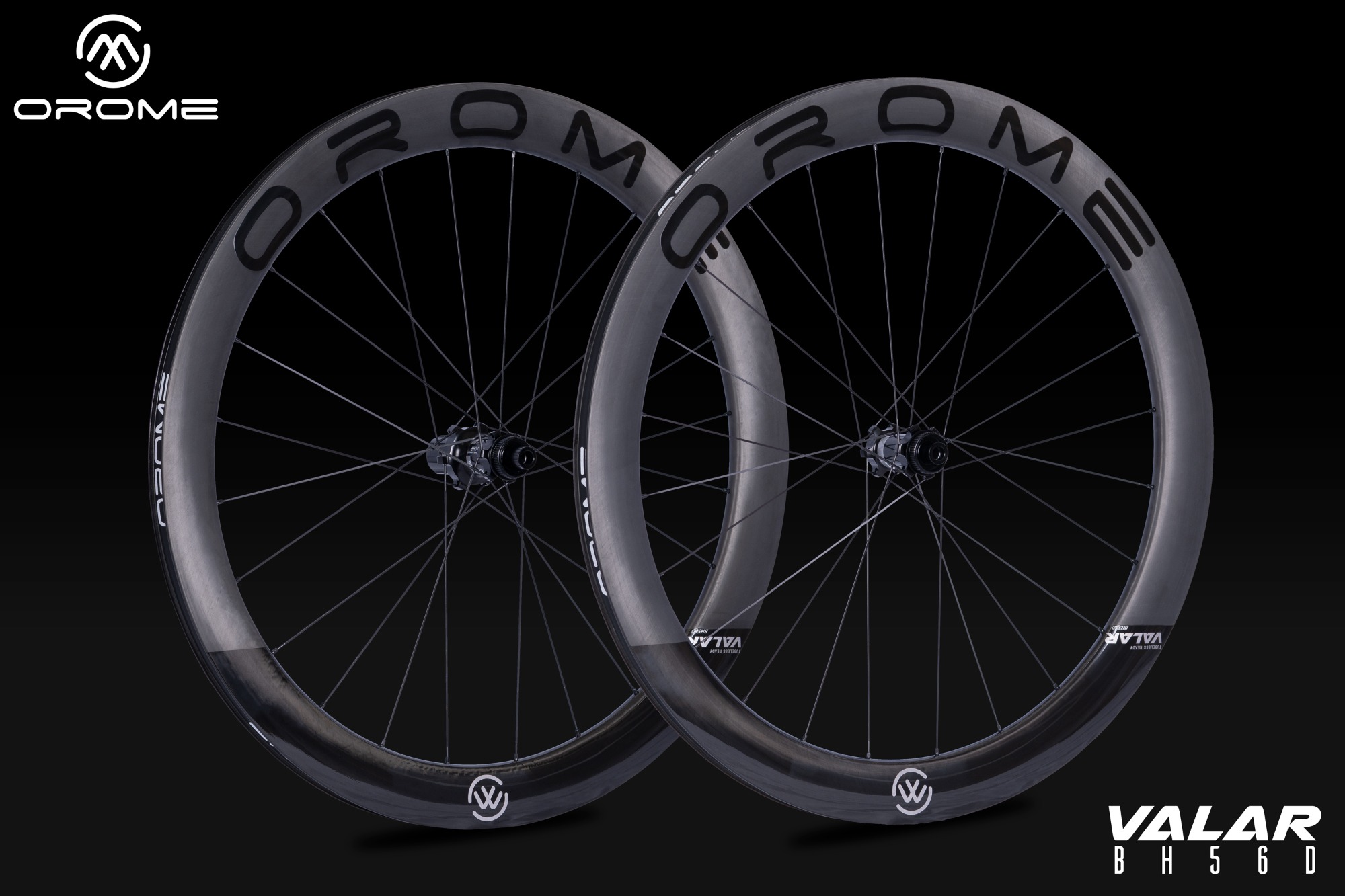 OROME Valar BH56D Disc Brake Road Carbon Wheelsets.