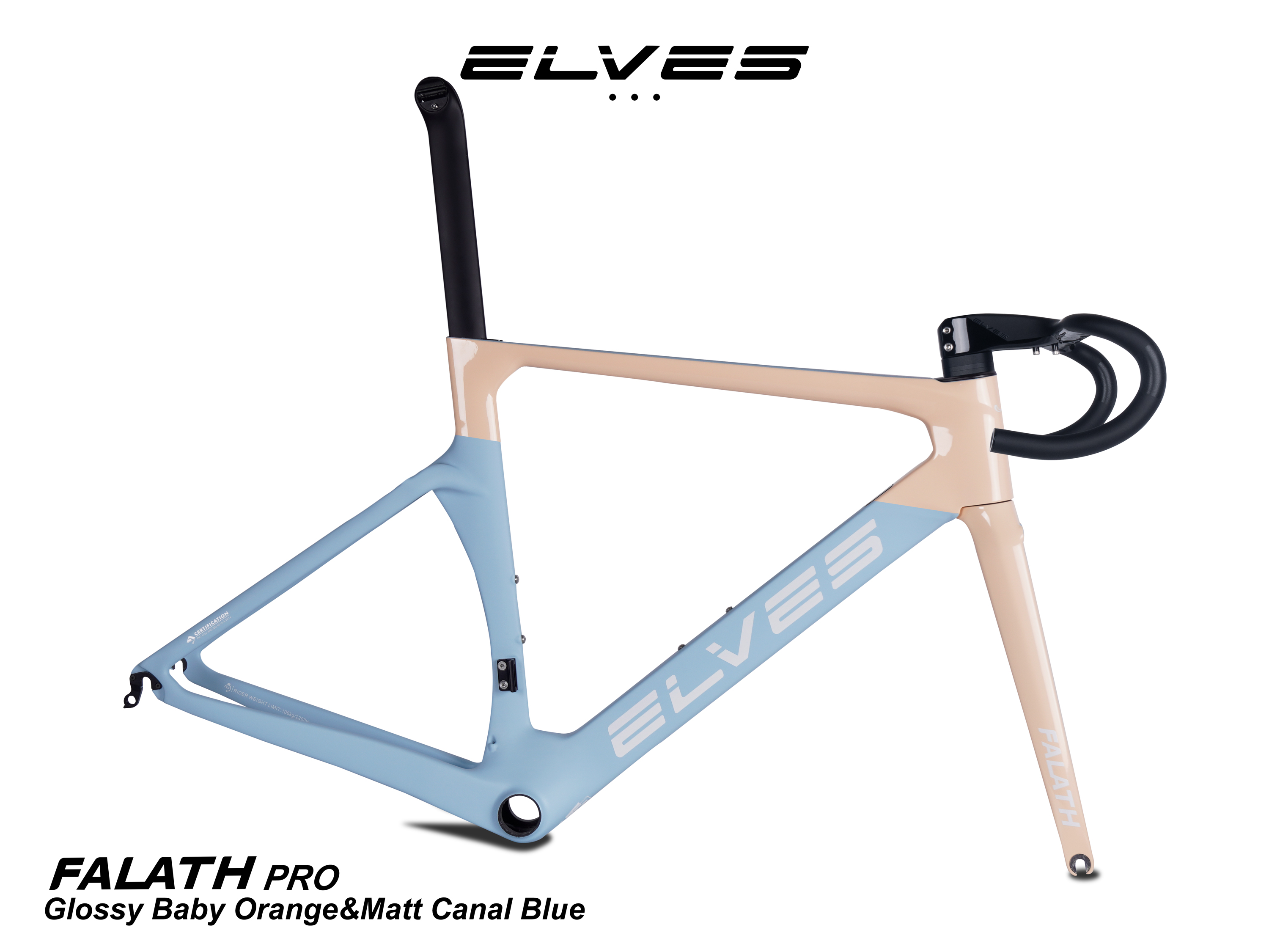 エルヴス ファラス プロ リムブレーキフルカーボンフレームセット（TT,平坦向き） 2022 Elves Falath Pro Carbon Road  Aero Framesets