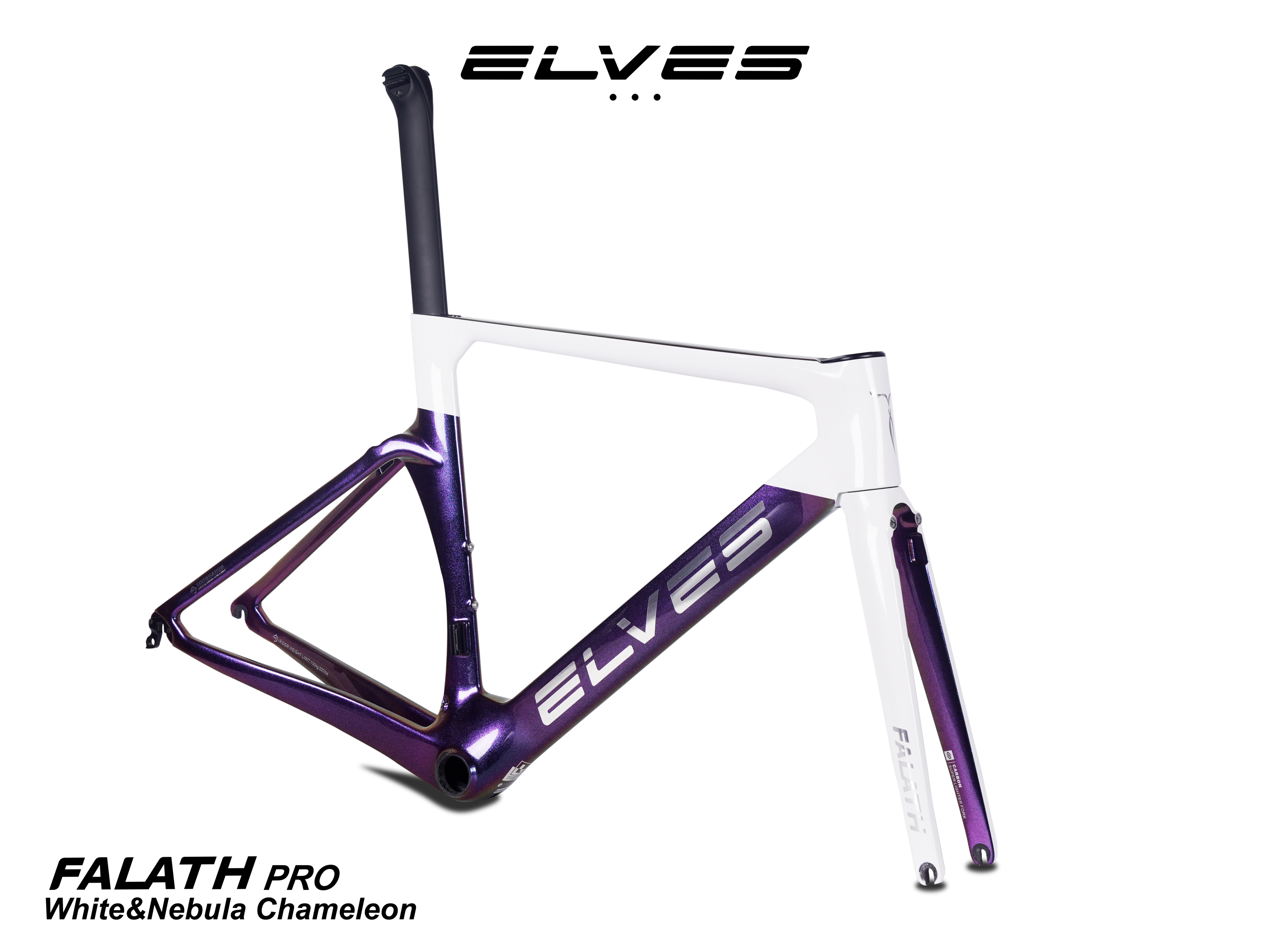 エルヴス ファラス プロ リムブレーキフルカーボンフレームセット（TT,平坦向き） Elves Falath Pro Carbon Road Aero  Framesets