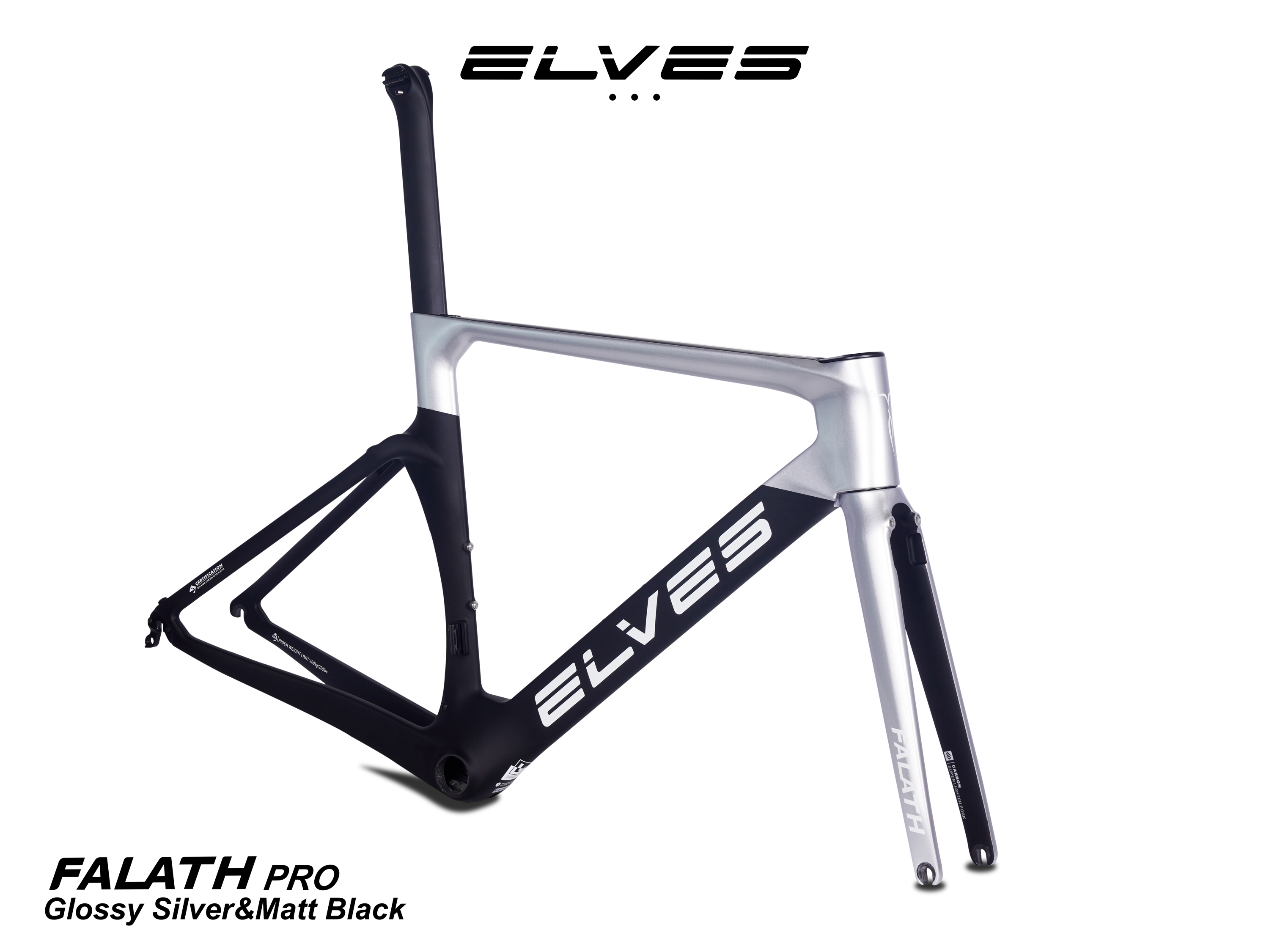 エルヴス ファラス プロ リムブレーキフルカーボンフレームセット（TT,平坦向き）　2022 Elves Falath Pro Carbon Road  Aero Framesets