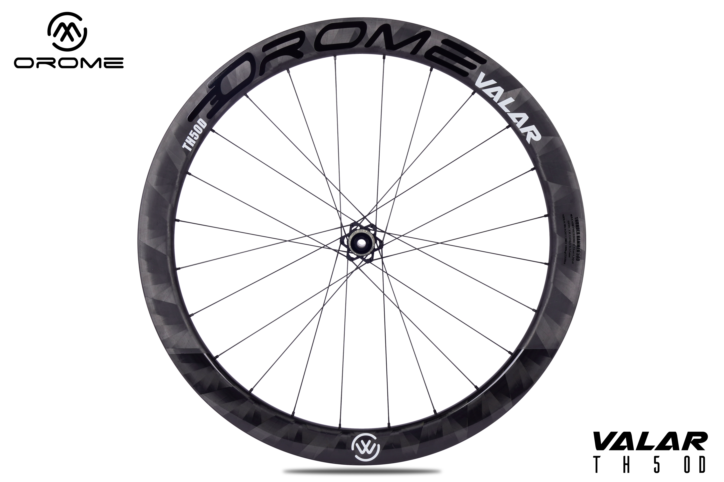 オロメ ヴァラール TH50D ディスクブレーキ カーボンロードホイールセット OROME VALAR TH50D Carbon Road Disc  Brake Wheelsets, Disc Brake Carbon Wheels. Superlight Carbon Disc Brake  Wheelsets