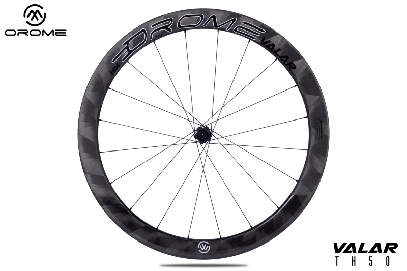 OROME VALAR TH50 Carbon Road Rim Brake Wheelsets, Rim Brake Carbon 