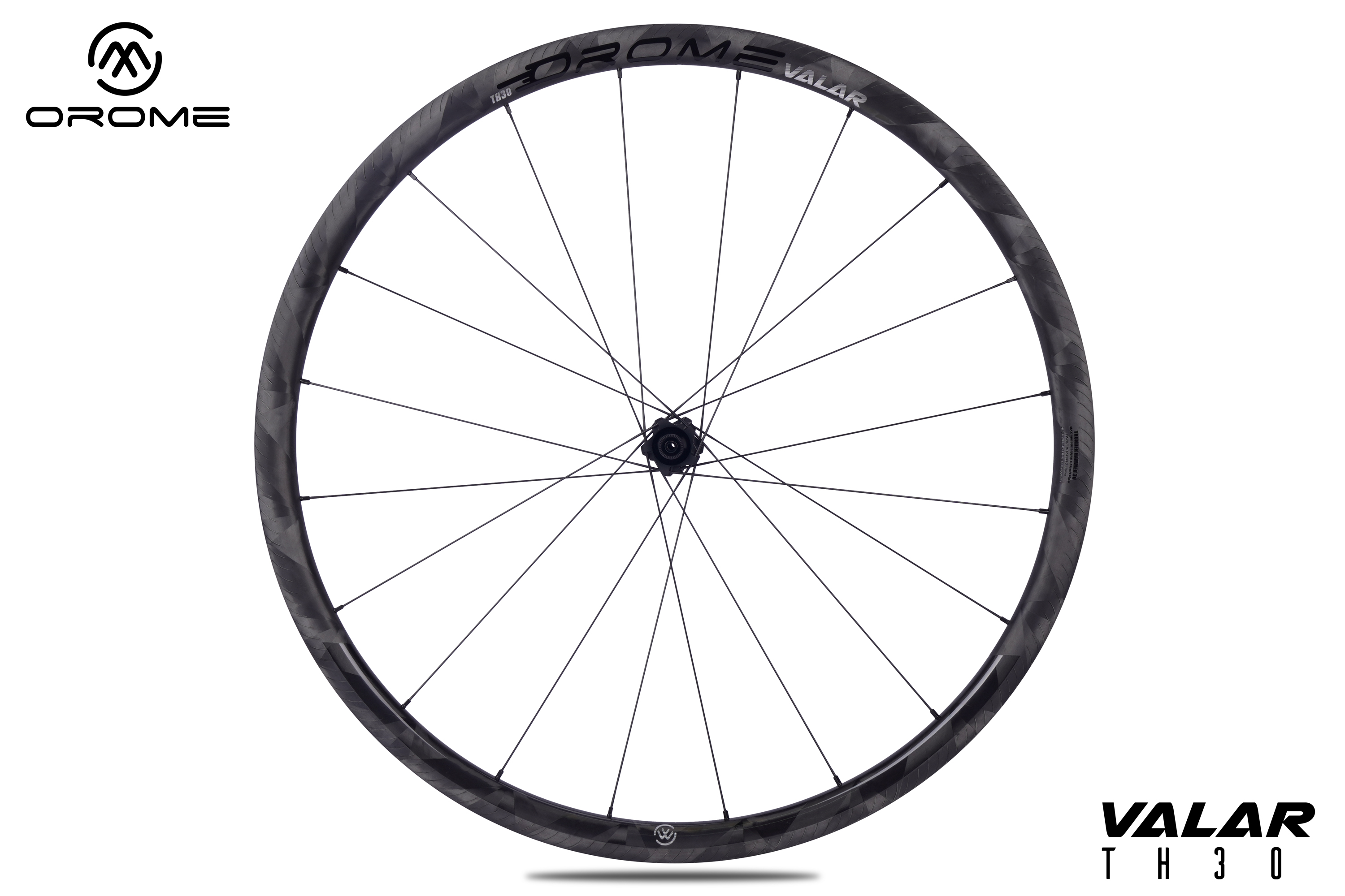 オロメ ヴァラール TH30 リムブレーキ カーボンロードホイールセット OROME VALAR TH30 Carbon Road Rim Brake  Wheelsets, Rim Brake Carbon Wheels. Superlight Carbon Rim Brake Wheelsets