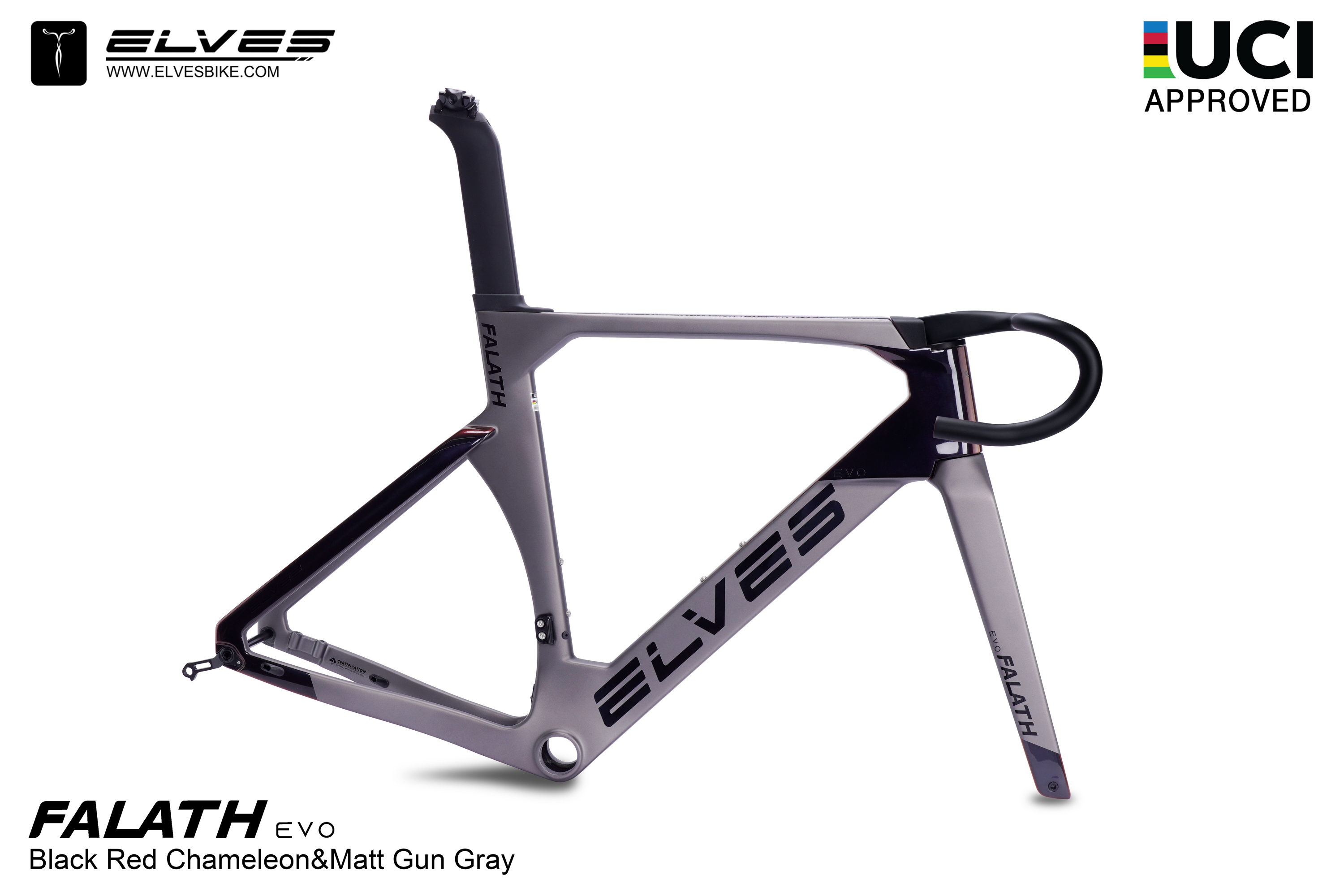 ELVES Falath EVO Carbon Road Aero Disc Framesets UCI Approved