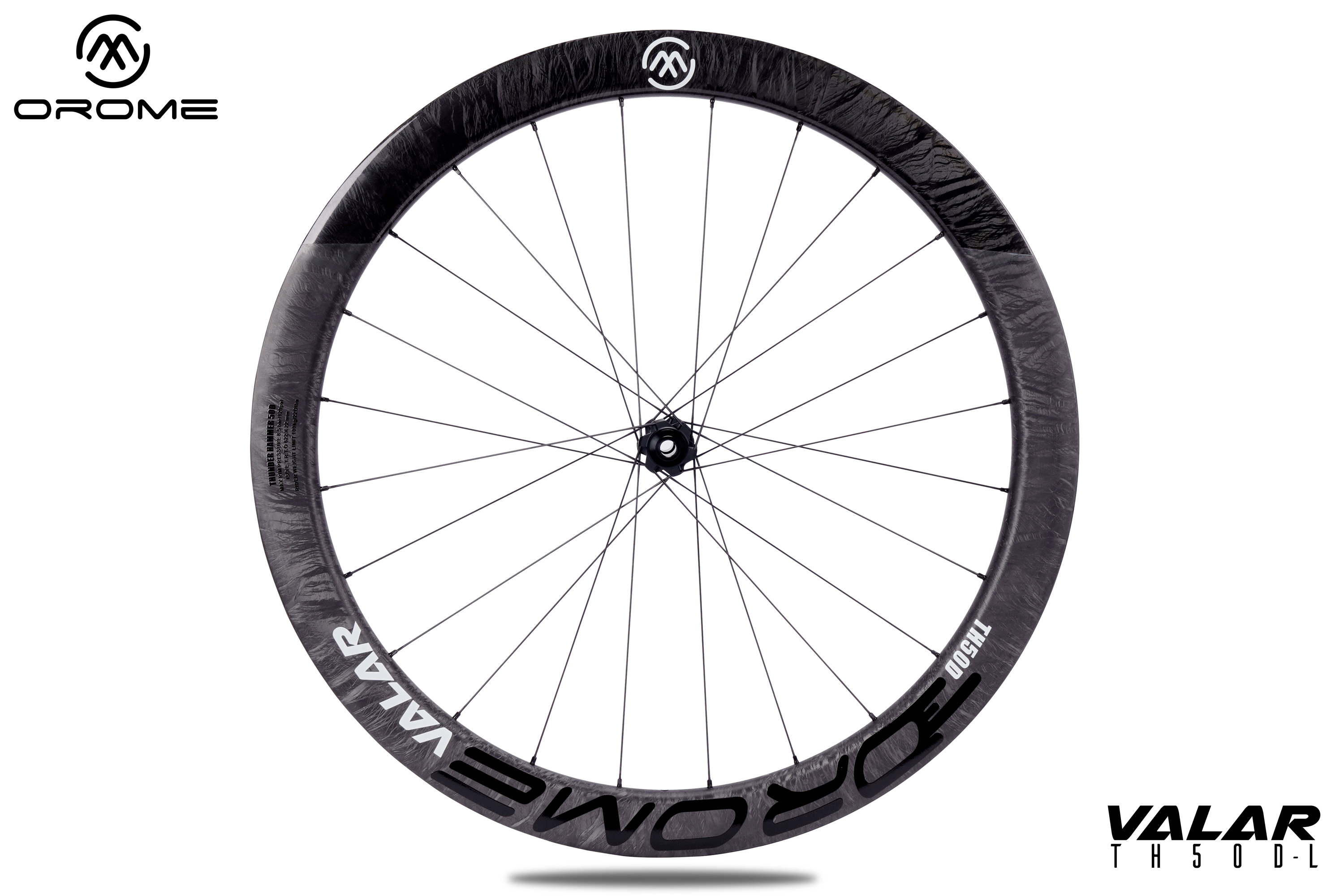 オロメ ヴァラール TH50D ディスクブレーキ カーボンロードホイールセット OROME VALAR TH50D Carbon Road Disc  Brake Wheelsets, Disc Brake Carbon Wheels. Superlight Carbon Disc Brake