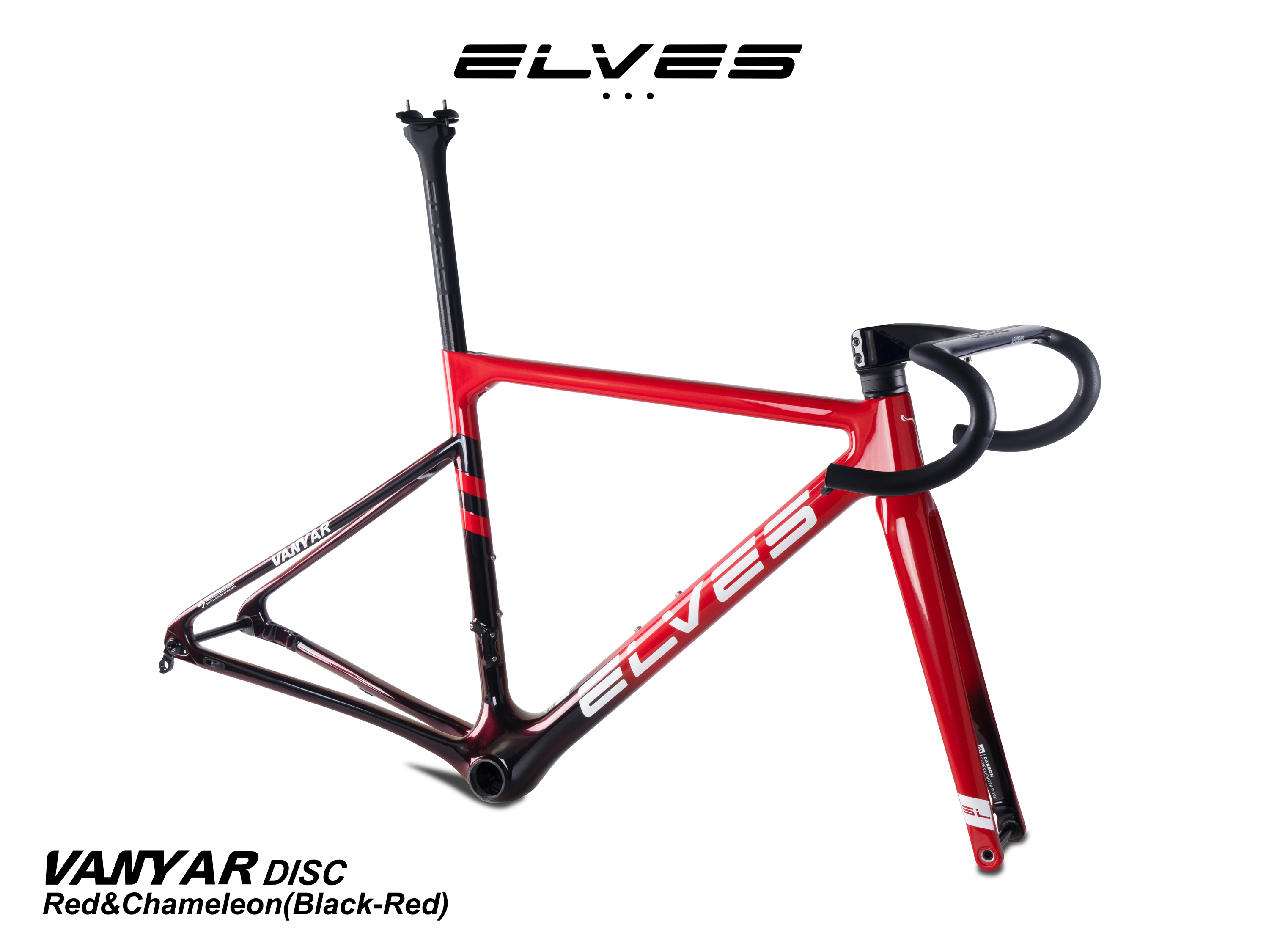 ELVES VANYAR Full Carbon DISC Road Framesets, Superlight Disc Road Frame