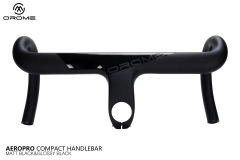 オロメ エアロプロ ワンピースコンパクトカーボンハンドル OROME AEROPRO One Piece Road Carbon Compact Handlebar