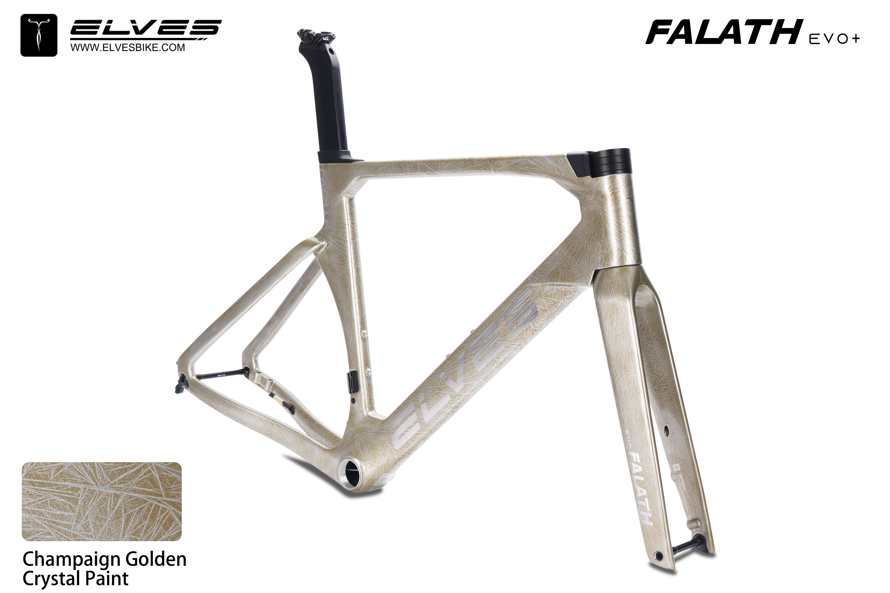 エルヴス ファラス エヴォ ディスクブレーキフルカーボンフレームセット UCI（TT,平坦向き） ELVES Falath EVO Carbon  Road Aero Disc Framesets UCI Approved