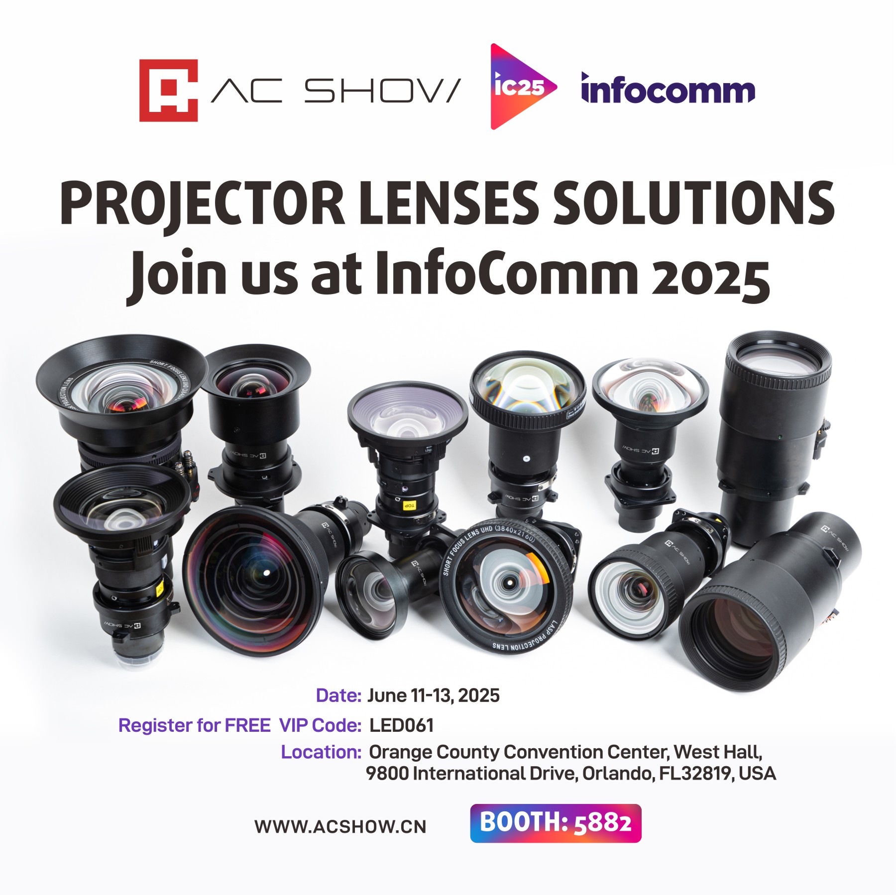 Join AC SHOW at InfoComm Show  USA 2025