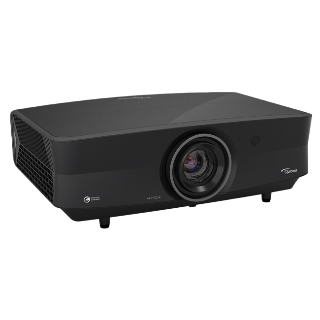 Optoma UHZ68 projector modified with short-throw lens