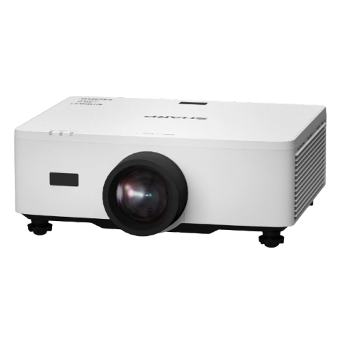 SHARP XP-P721Q-W projector modified with short-throw lens
